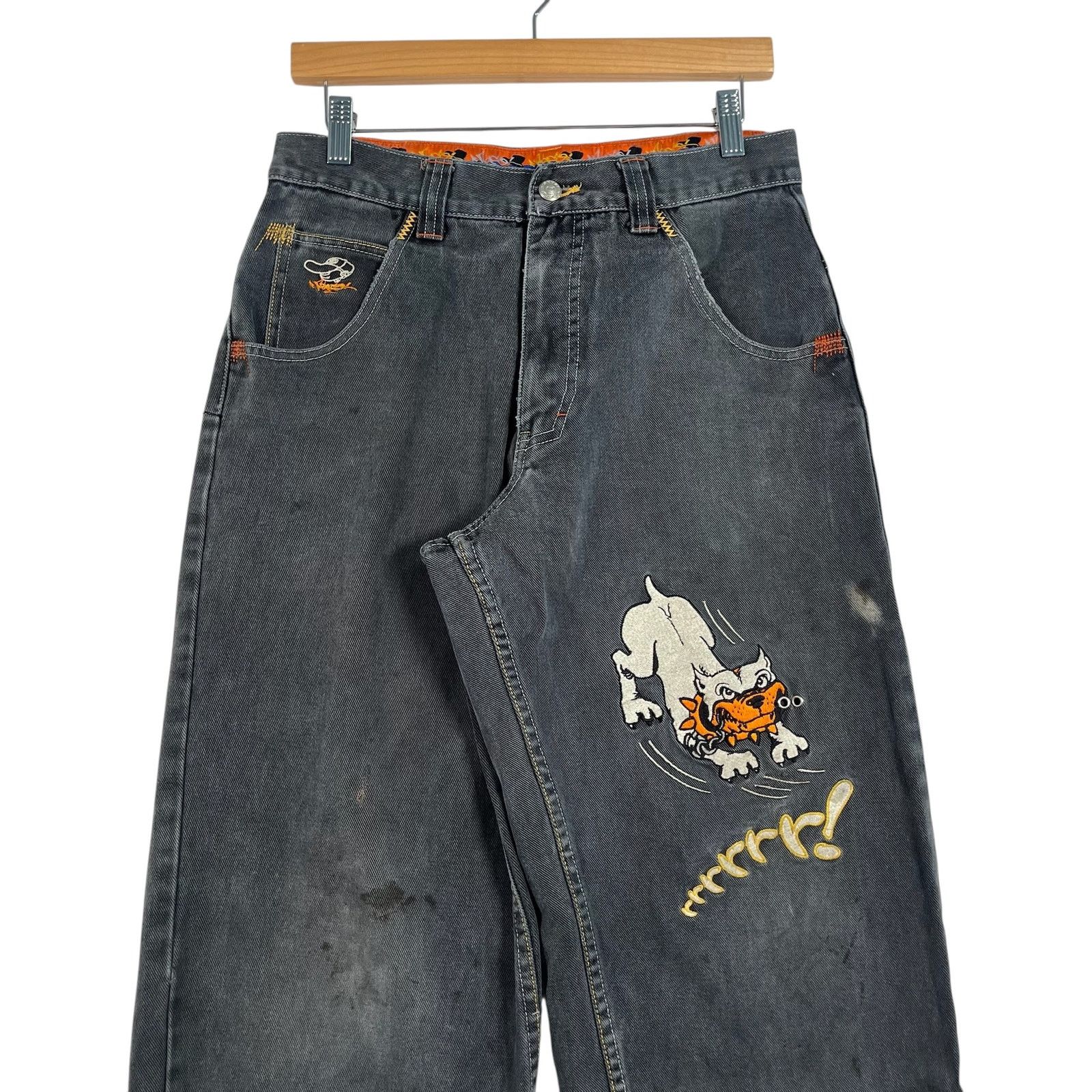 Vintage Vintage Paco Jeans Pitbull Wide Leg Denim Jeans 31 x 31 Size US 31 - 2 Thumbnail