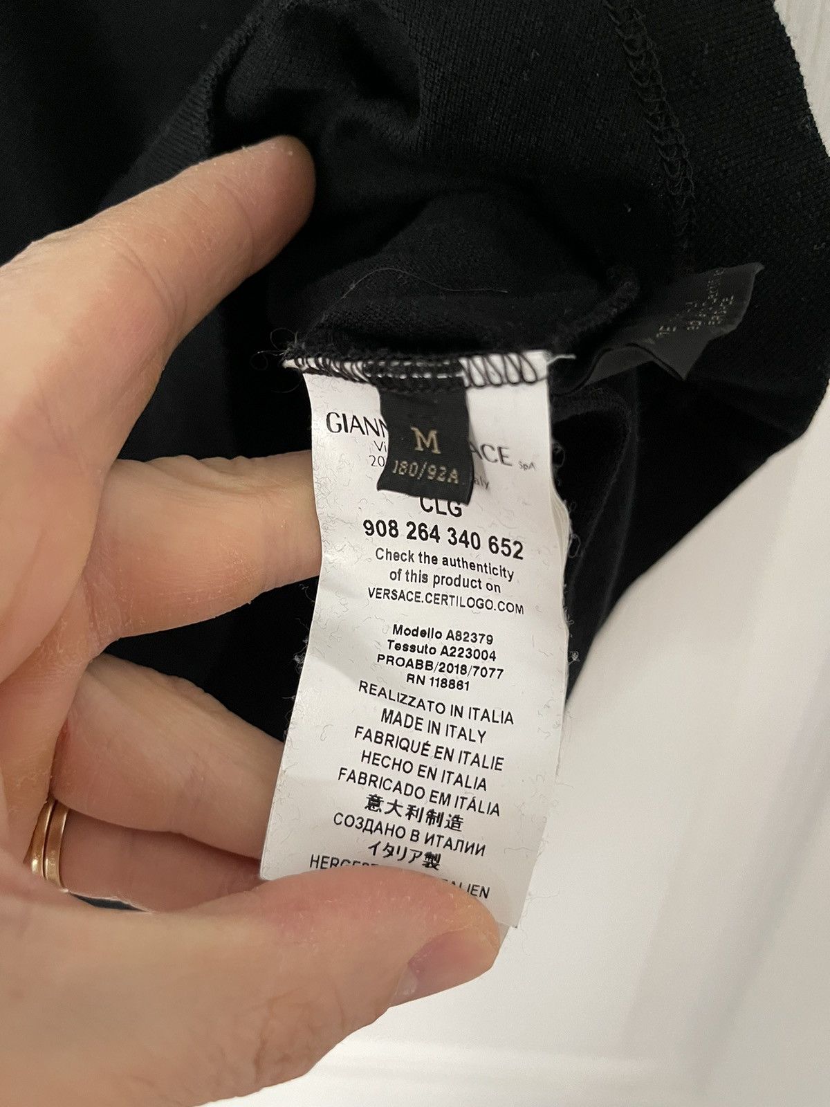 Versace Versace polo short sleeves jewels buttons Size US M / EU 48-50 / 2 - 4 Thumbnail