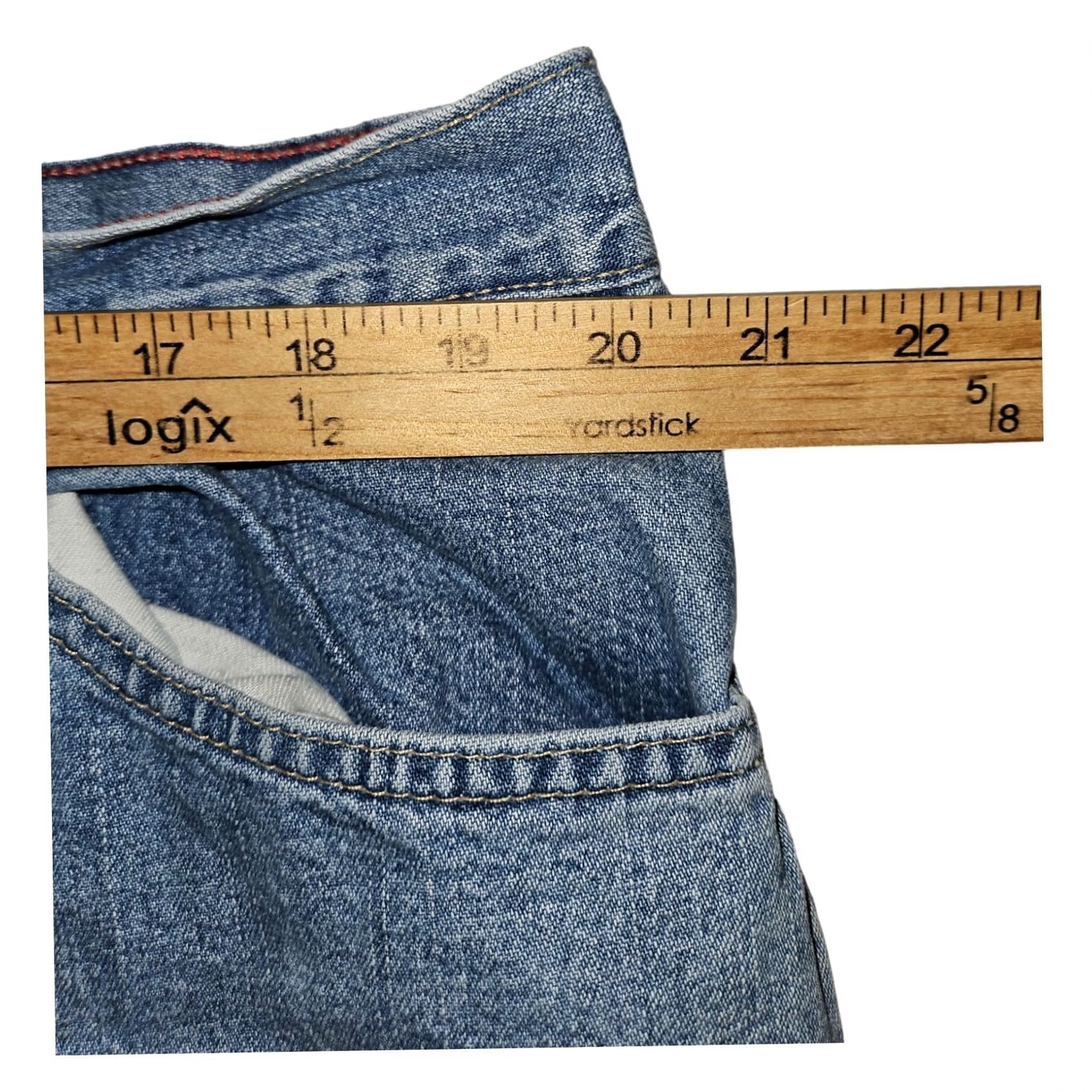 Tommy Hilfiger VINTAGE Tommy Hilfiger Jeans Women 20R Straight Blue Denim Casual Y2K Preppy Mens Womens Girls Size 42" / US 20 - 5 Thumbnail
