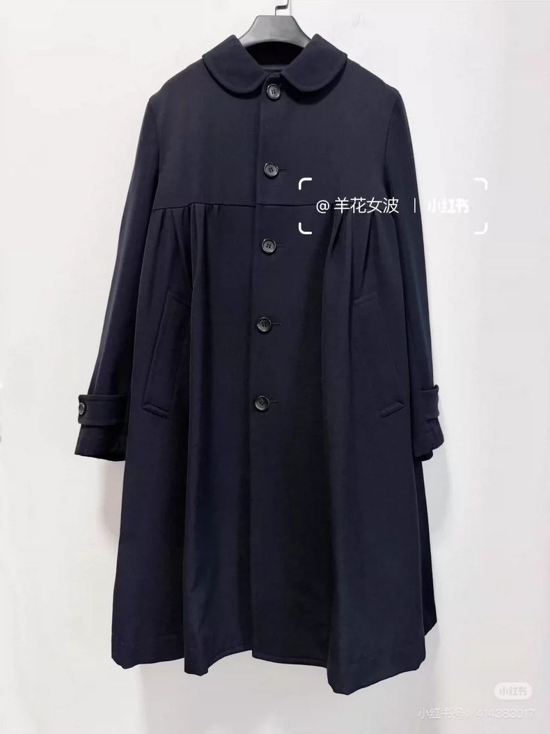 Other Comme Des Garcons Doll-collar high-waisted pleated trench Size M / US 6-8 / IT 42-44 - 1 Thumbnail