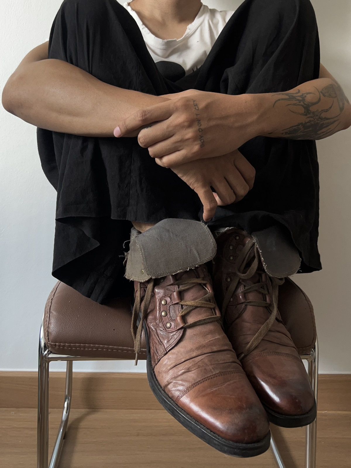 Japanese Brand Archive T2[in] Leather Boots Size US 10 / EU 43 - 6 Thumbnail