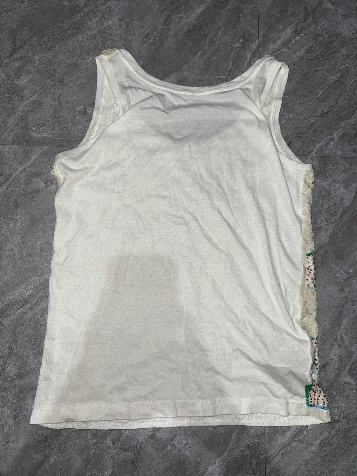 Miu Miu Miu miu S/S 10 Sequinned Tank Top Size XS / US 0-2 / IT 36-38 - 2 Thumbnail