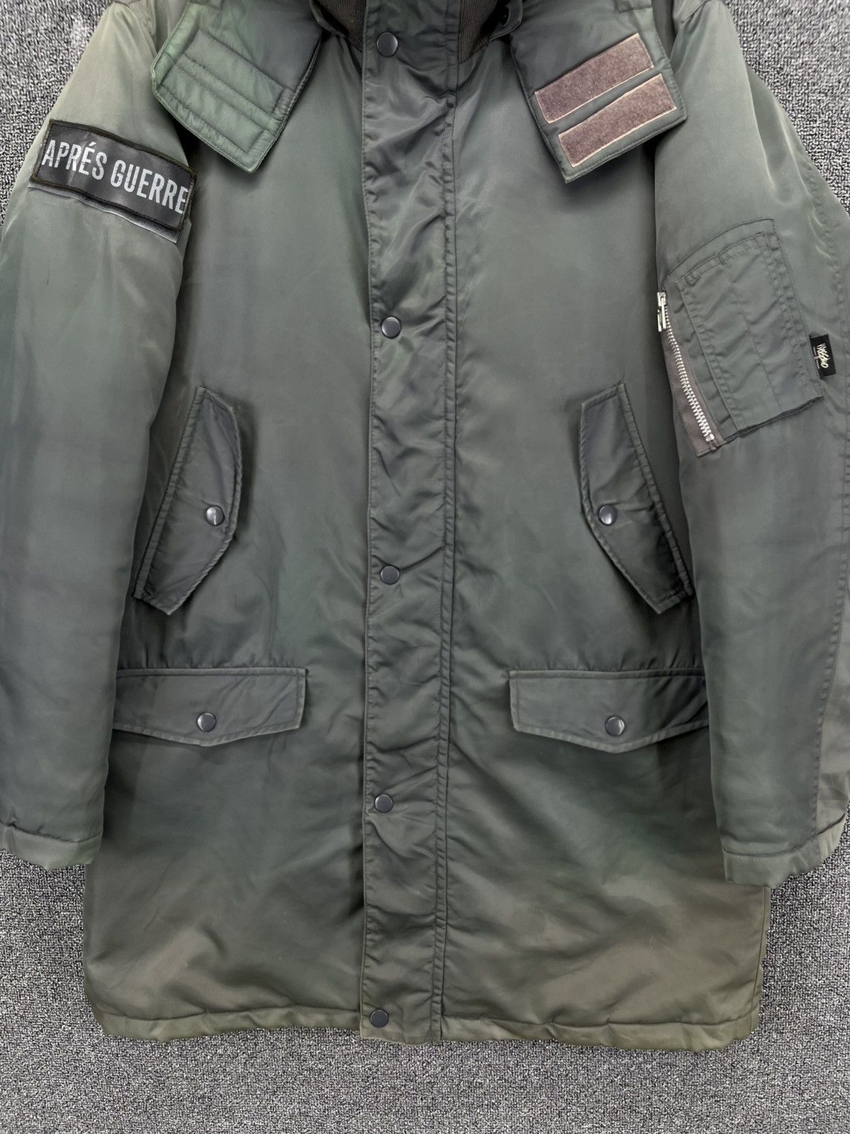 Mossimo Vintage Mossimo Military Army Parkas Bomber Jacket Size US L / EU 52-54 / 3 - 6 Thumbnail