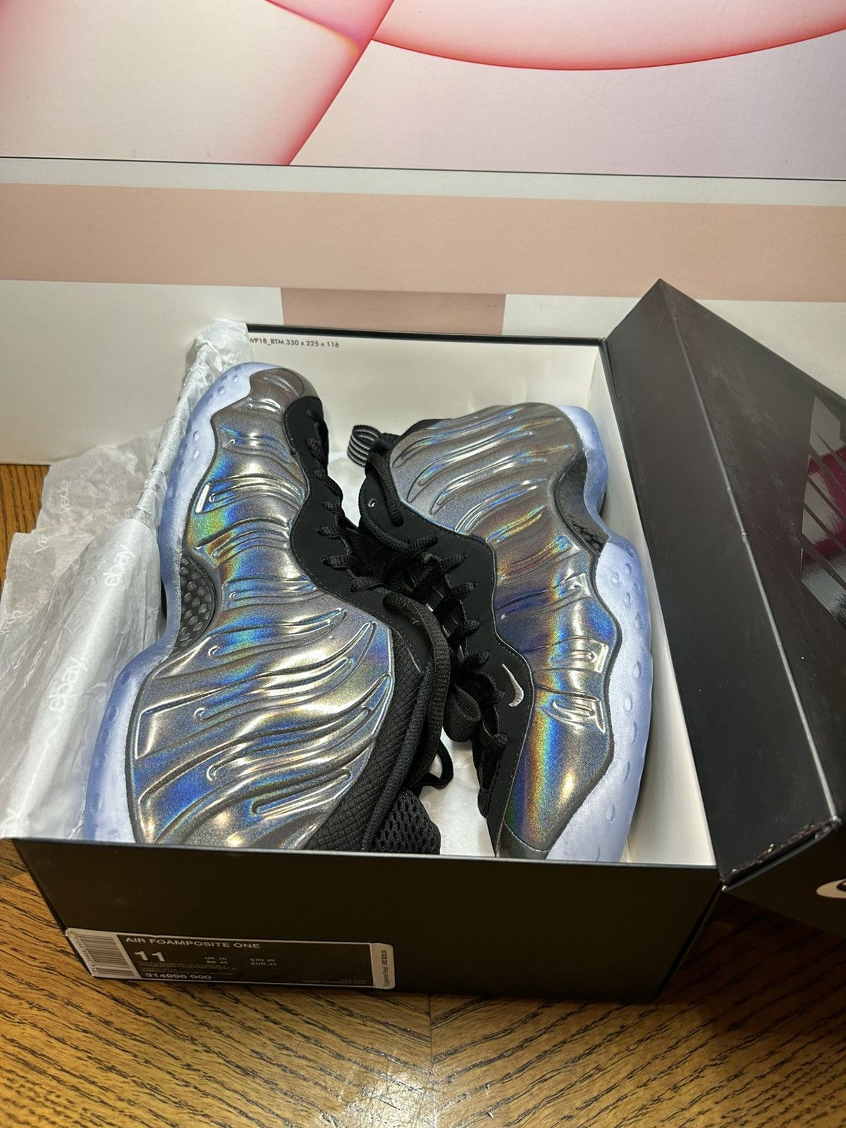 Nike Size 11 - Nike Air Foamposite One Hologram 2015 NEW Size US 11 / EU 44 - 5 Thumbnail