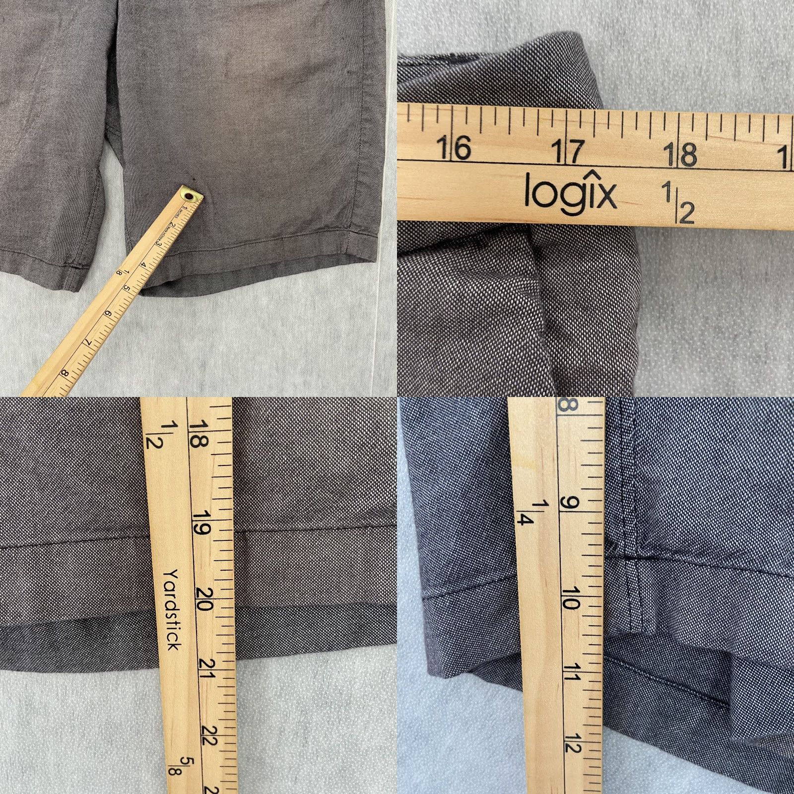 Lululemon Lululemon Shorts Mens 34 Gray Commission Classic Side Pocket Logo Chino Casual Mens Size US 34 / EU 50 - 8 Thumbnail