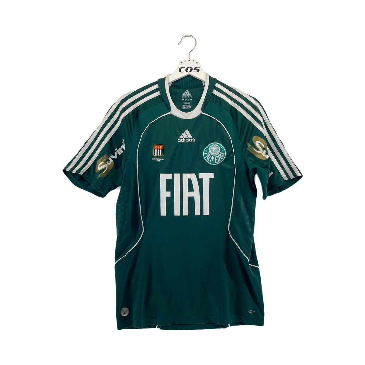 Adidas × Vintage Palmeiras Brazil 2008 Home Soccer Football Jersey Nike Size US S / EU 44-46 / 1 - 1 Thumbnail