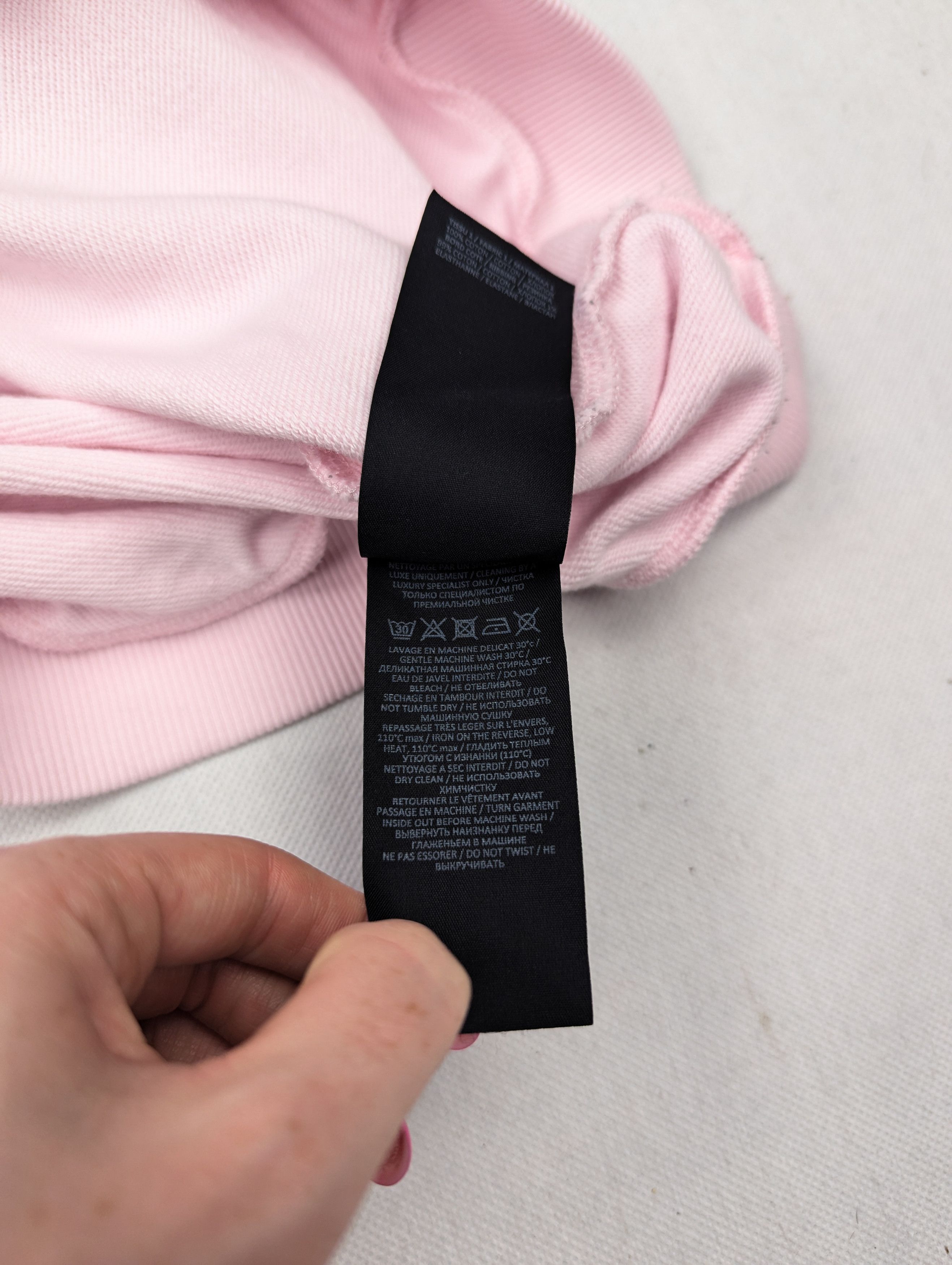Balmain Balmain pink sweatshirt S Size US S / EU 44-46 / 1 - 7 Thumbnail