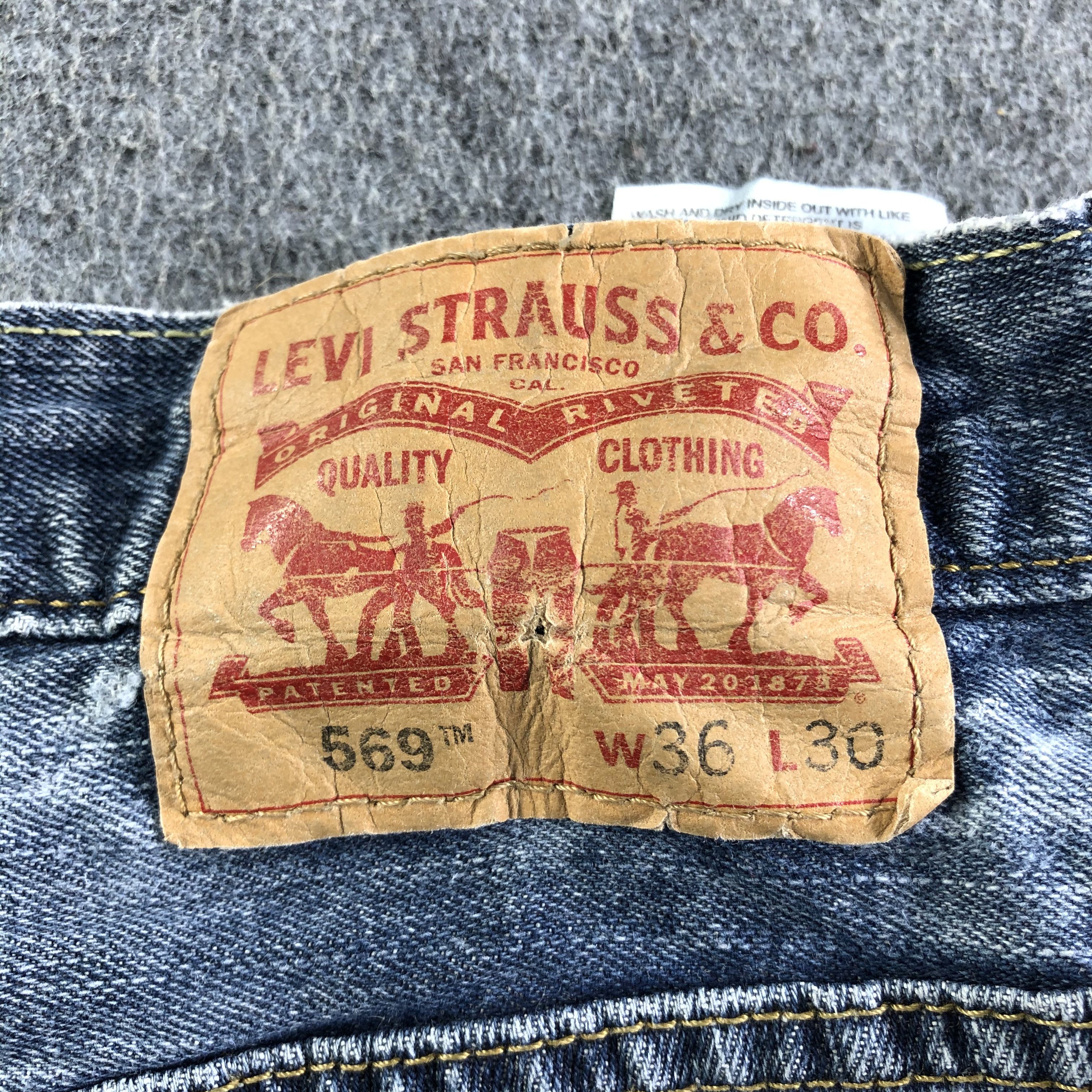 Levi's Vintage Levis 569 Jeans-J4206 Size US 37 - 5 Thumbnail