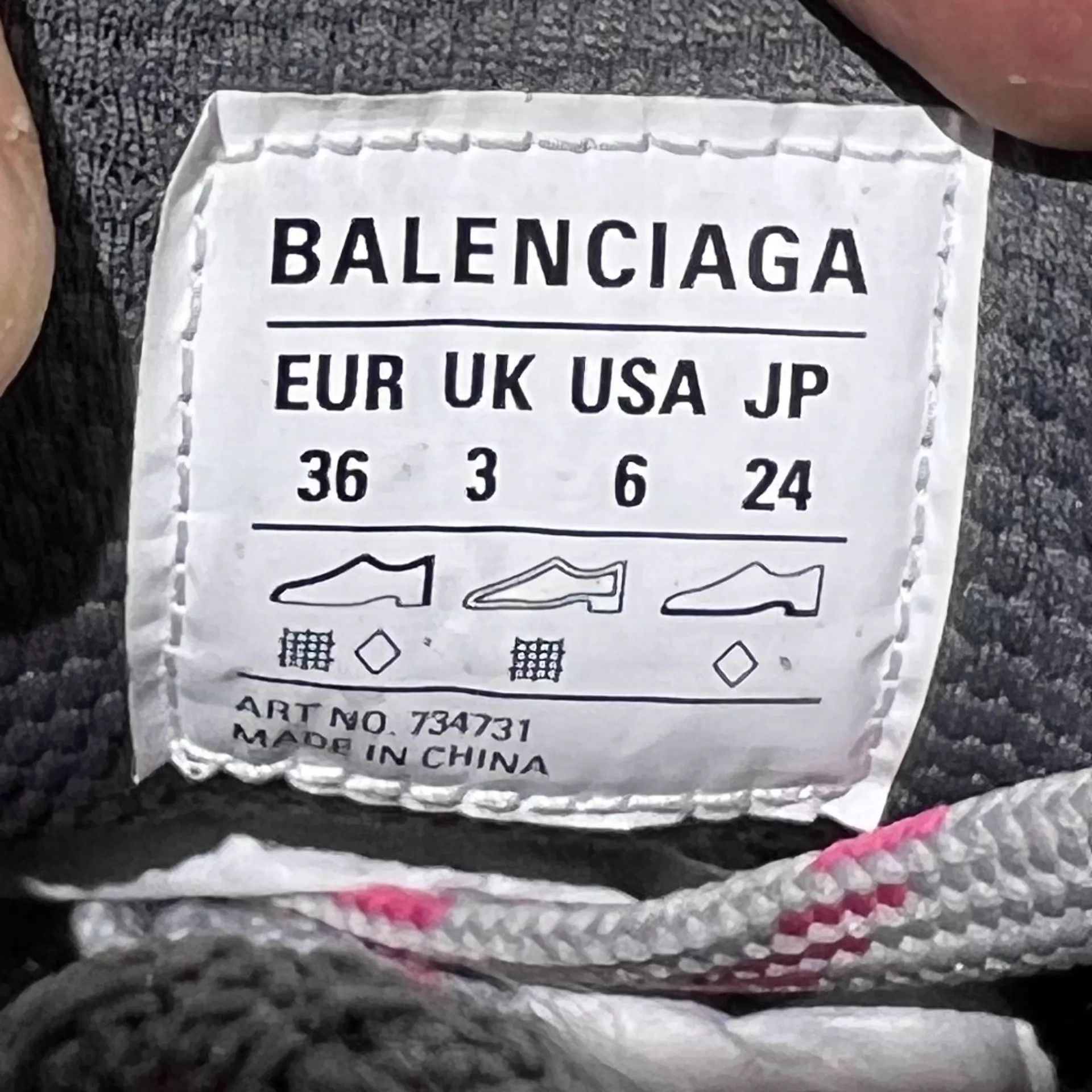 Balenciaga Balenciaga BLCG 3XL dad shoe white pink 36 new original box Size US 5.5 / IT 35.5 - 8 Thumbnail