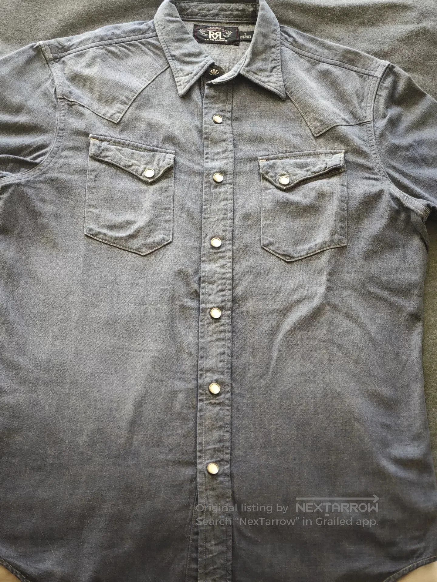 RRL Ralph Lauren RRL Ralph Lauren Vintage Denim Shirt. Size US S / EU 44-46 / 1 - 1 Thumbnail