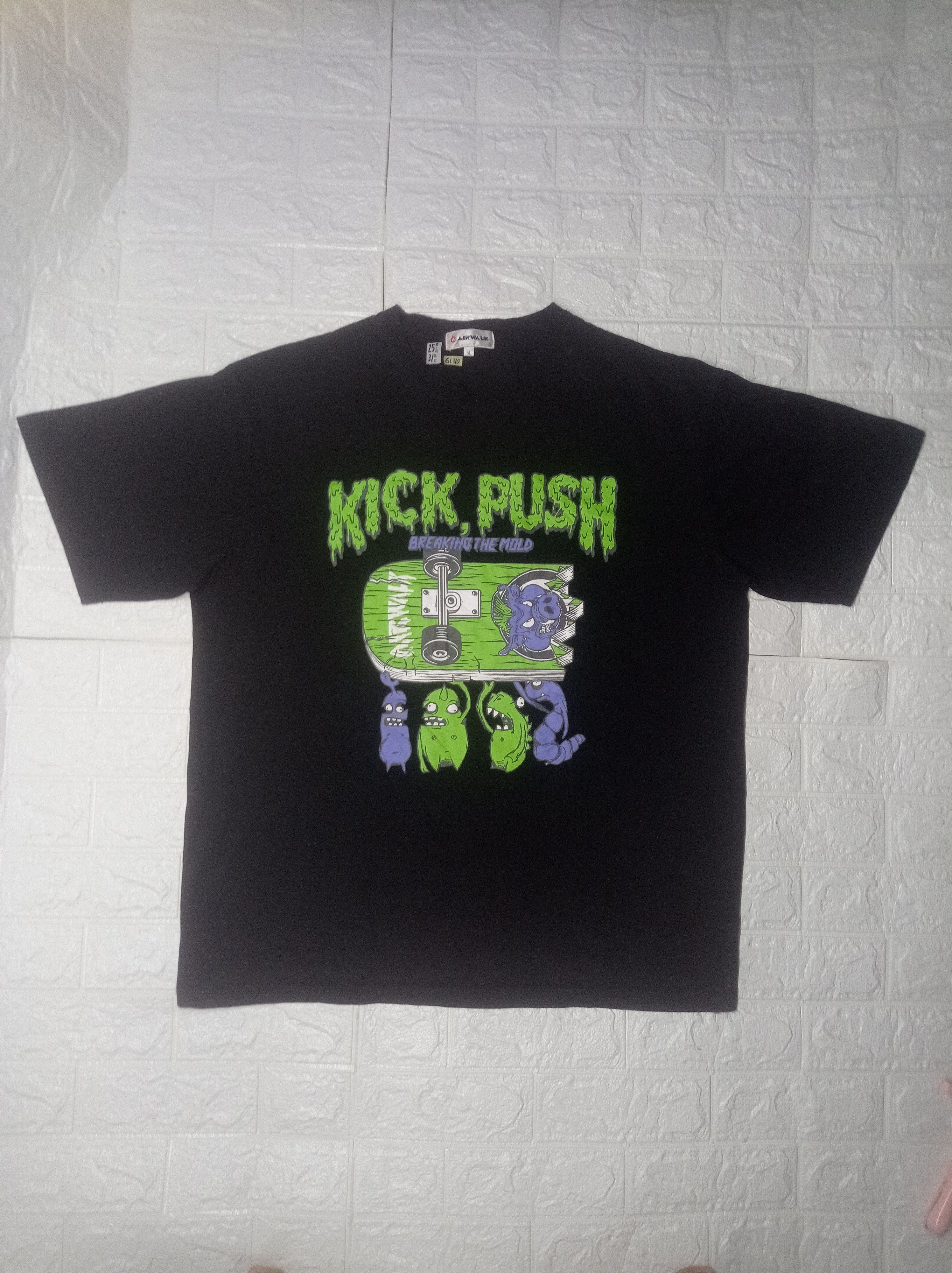 Airwalk Airwalk kick push skate gang grafic tee Size US XXL / EU 58 / 5 - 1 Thumbnail
