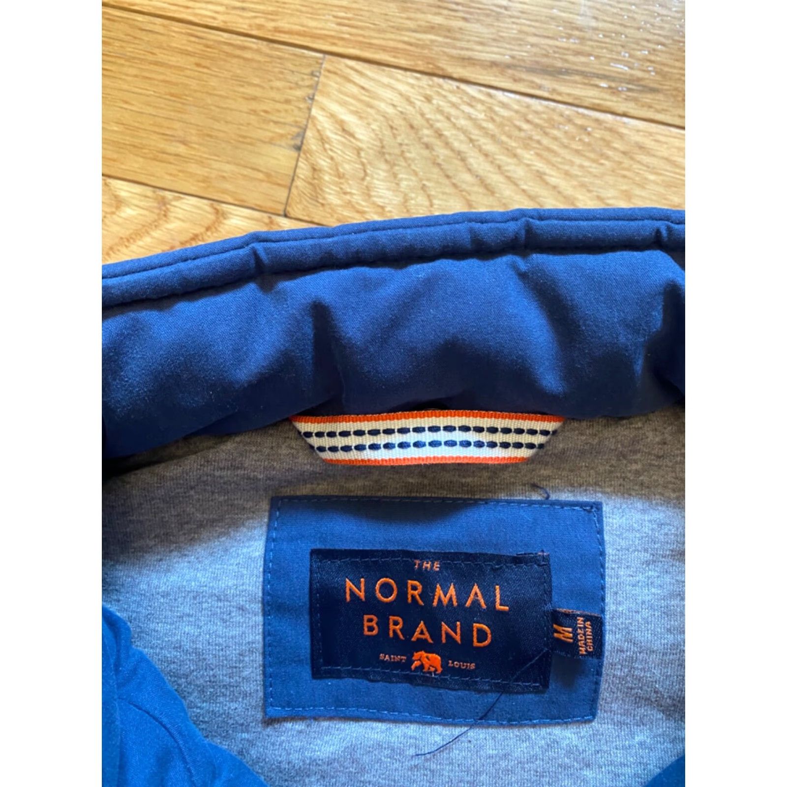 Vintage VINTAGE The Normal Brand Vest Mens M Red Blue Puffy Winter Vest Puffy Jacket Winter Mens M Red Blue Size US M / EU 48-50 / 2 - 4 Thumbnail