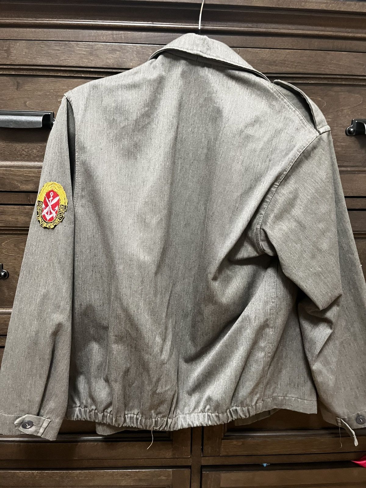 Vintage Rare 1952-1990 Militarized German Society Jacket Size US S / EU 44-46 / 1 - 2 Thumbnail