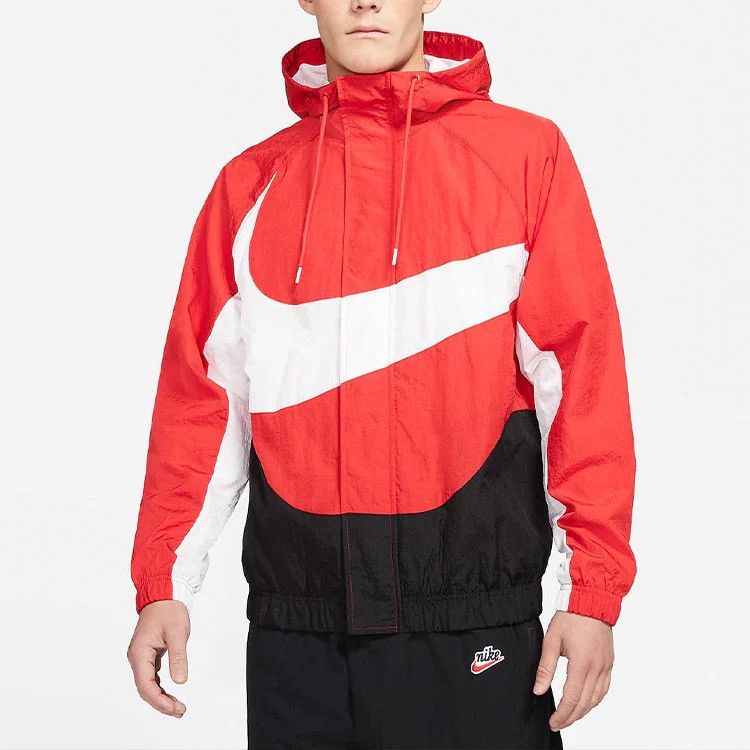 Nike × Stussy Y2K Nike Sportswear Big Swoosh Logo Woven Lined Zip Jacket Size US L / EU 52-54 / 3 - 1 Thumbnail