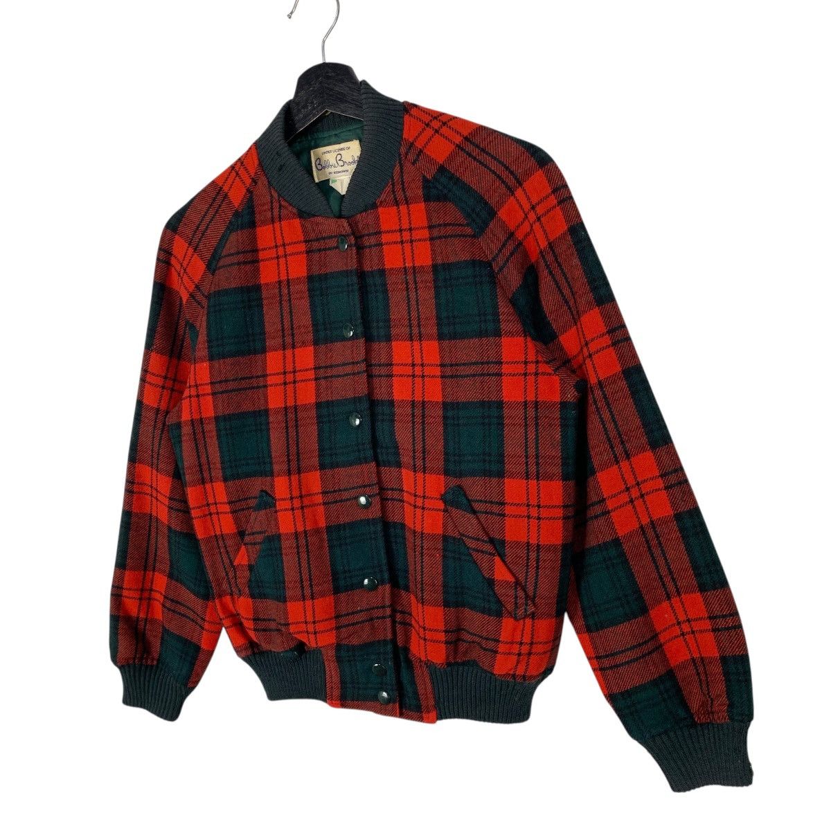 If Six Was Nine Vintage 90s Bobbie Brooks plaid bomber jacket Red Tartan Size US S / EU 44-46 / 1 - 3 Thumbnail