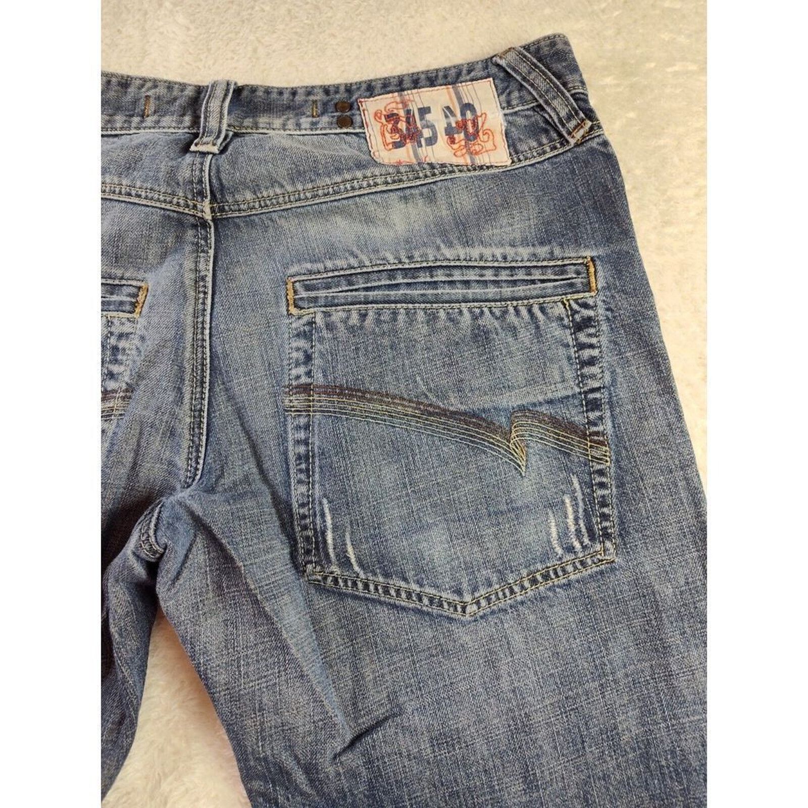 Zara Zara Mens Distressed Jeans Grunge 36x32 Denim Jeans 345 40 Size US 36 / EU 52 - 15 Thumbnail
