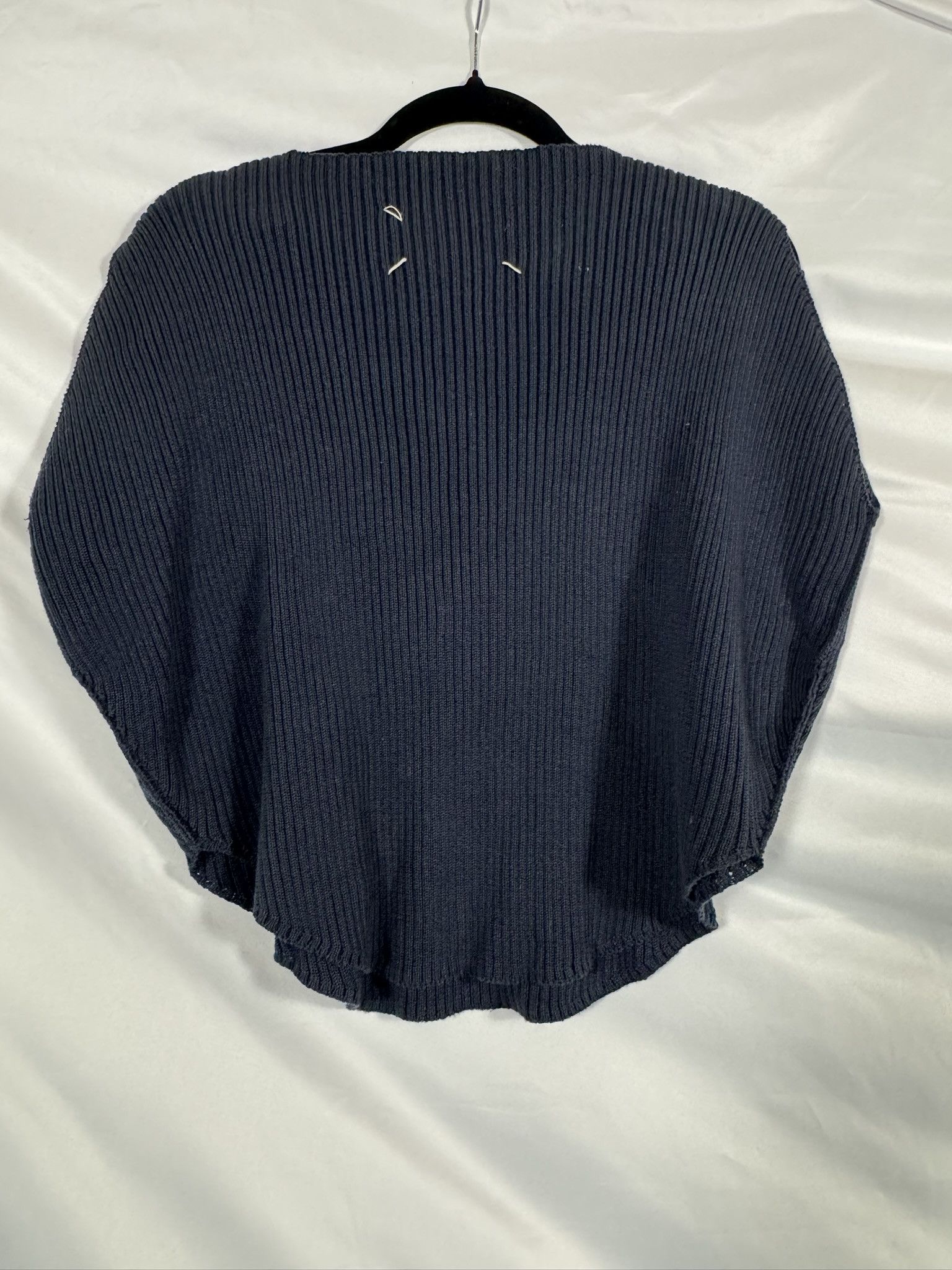 Maison Margiela MAISON MARGIELA S/S 2002 CIRCULAR BLUE KNIT TOP - RARE PIECE Size ONE SIZE - 4 Thumbnail