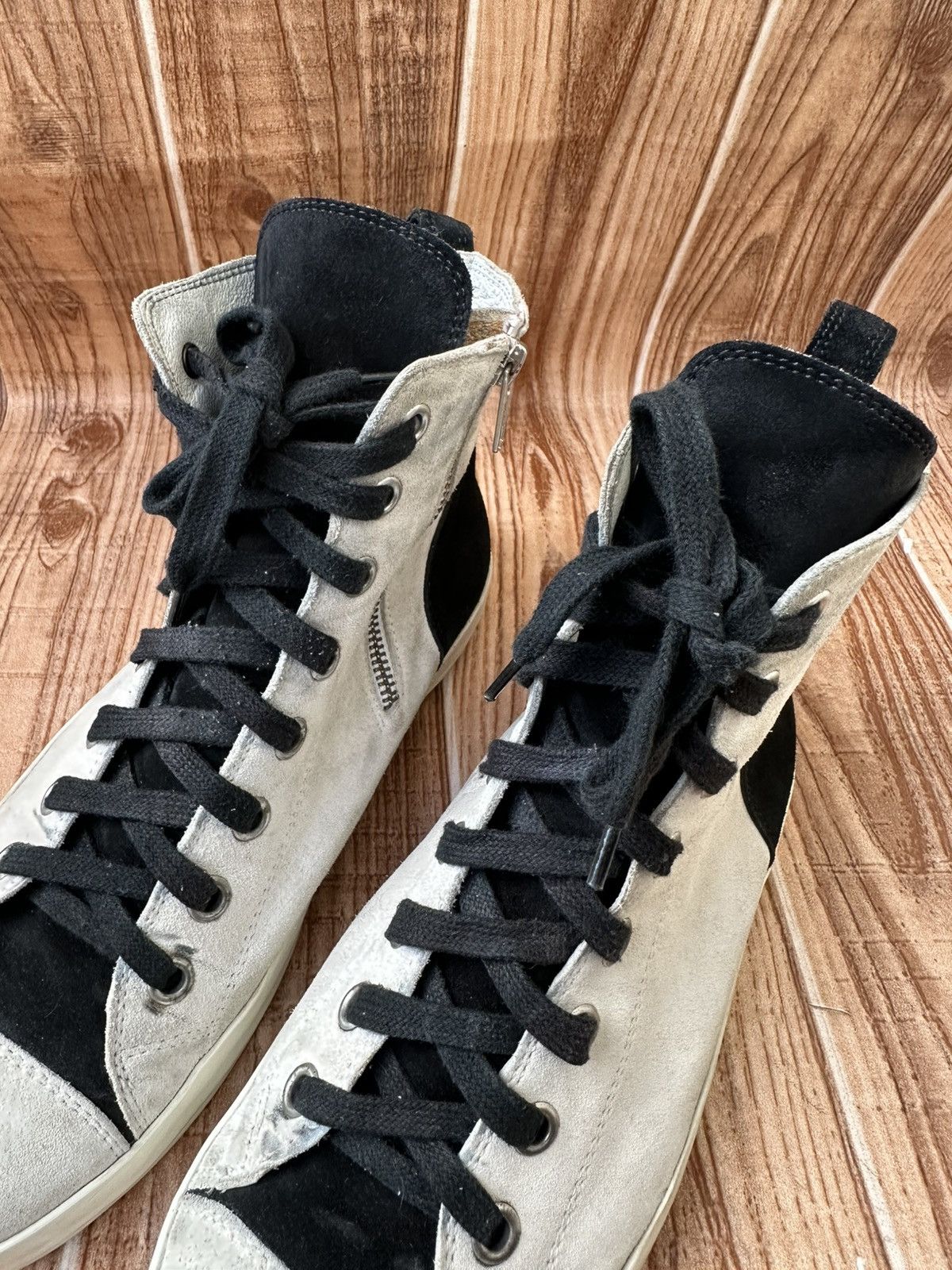 Ann Demeulemeester Ann D Scamocciato Hightop Sneaks Suede Hightops Size US 8 / EU 41 - 6 Thumbnail