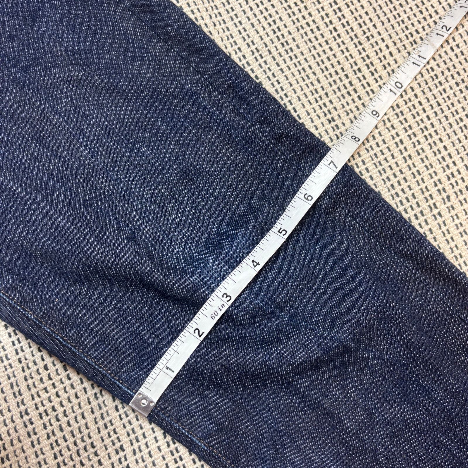 Uniqlo Uniqlo Kaihara Selvedge Slim Straight Mid Rise Jeans 29x32 Size US 29 - 10 Thumbnail