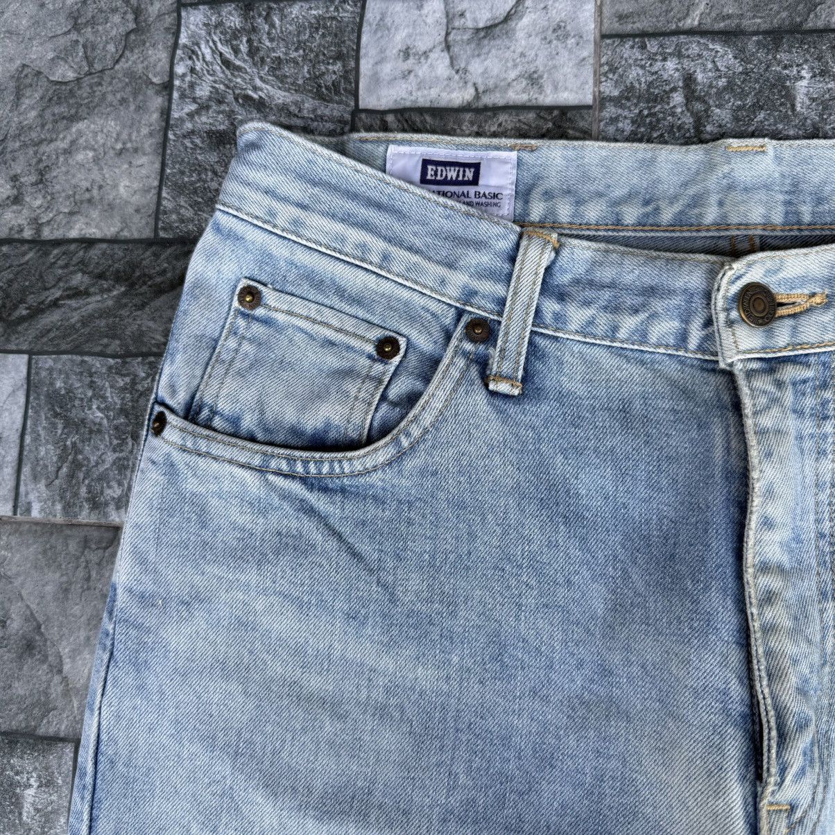 Edwin Vintage Edwin Faded Blue Denim Jean Pants W32 Size US 32 / EU 48 - 6 Thumbnail