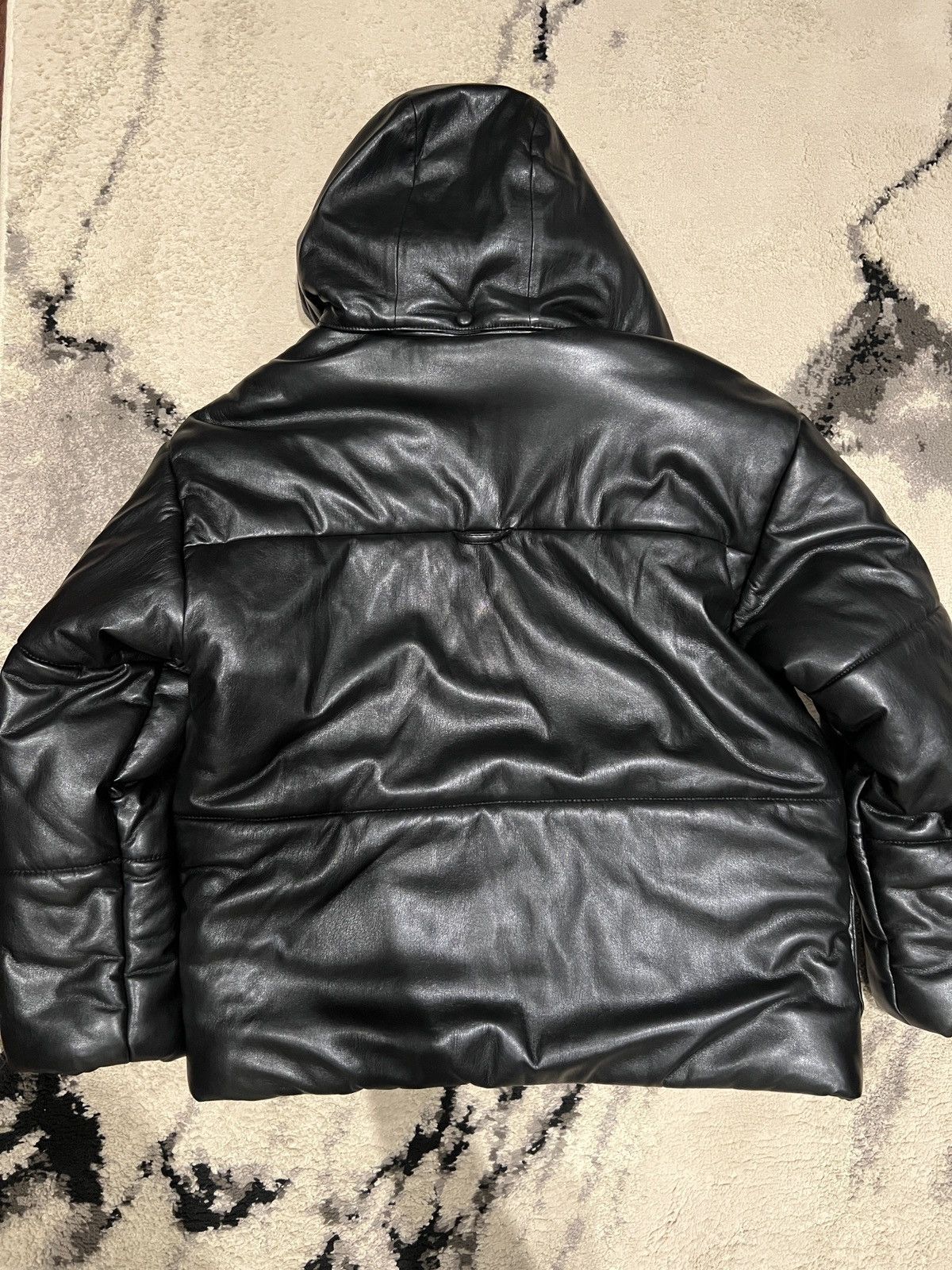 Nanushka Vegan Leather Quilted Puffer Jacket Size US M / EU 48-50 / 2 - 4 Thumbnail