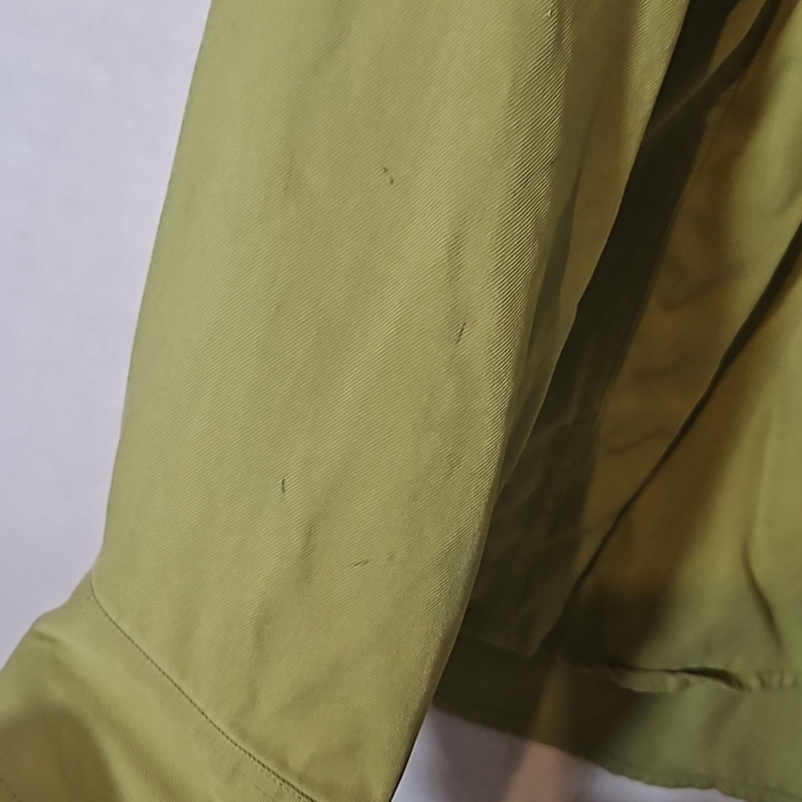 Tommy Bahama Tommy Bahama Lime Green Silk Button Down Long Sleeve Shirt Size US XL / EU 56 / 4 - 4 Thumbnail