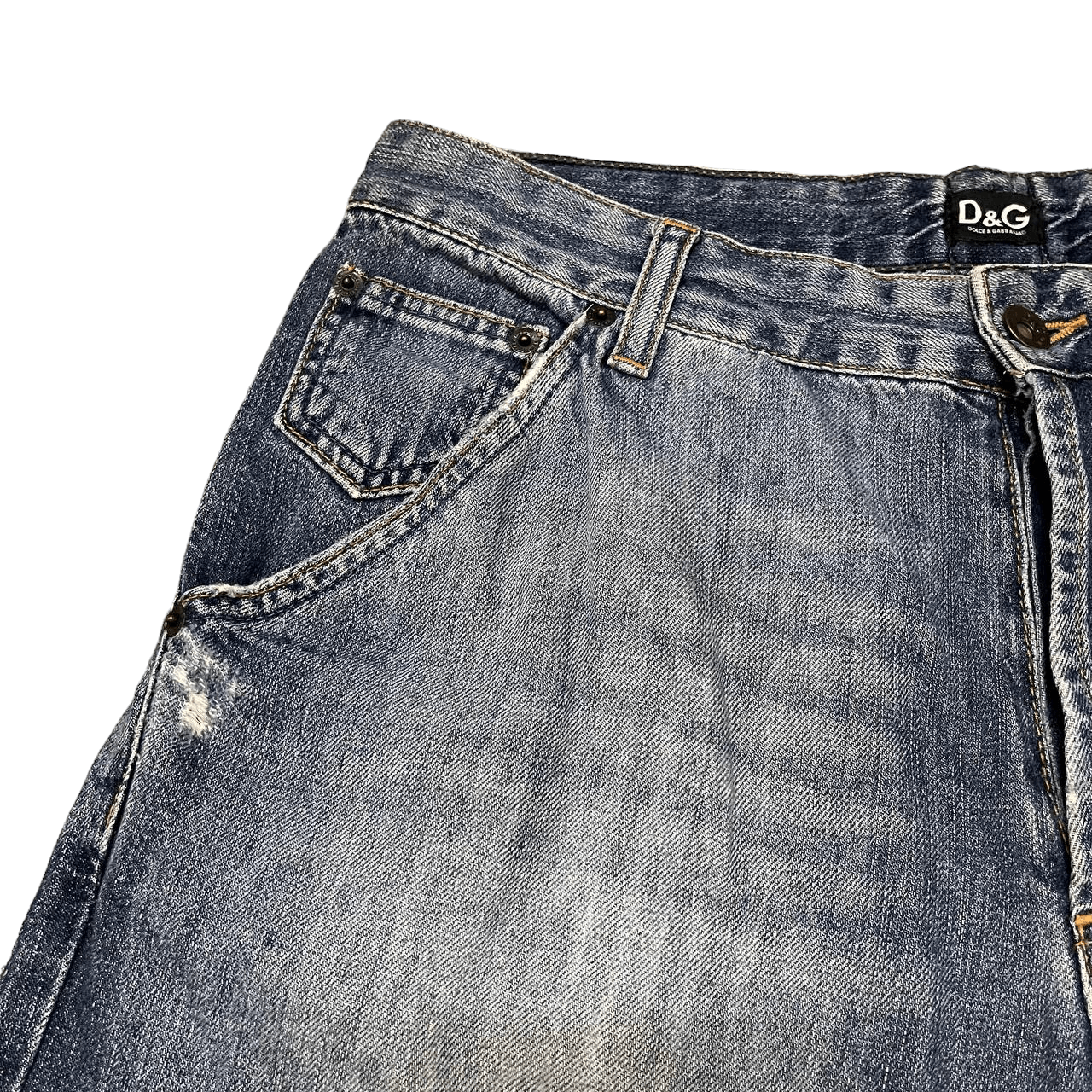 Dolce & Gabbana Vintage D&G Dolce & Gabbana Extreme Denim Devotees Jeans Size US 31 - 12 Thumbnail