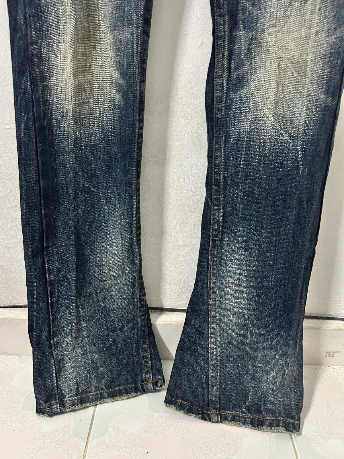 If Six Was Nine Pure paradise flared jeans punk japan style Size US 29 - 2 Thumbnail