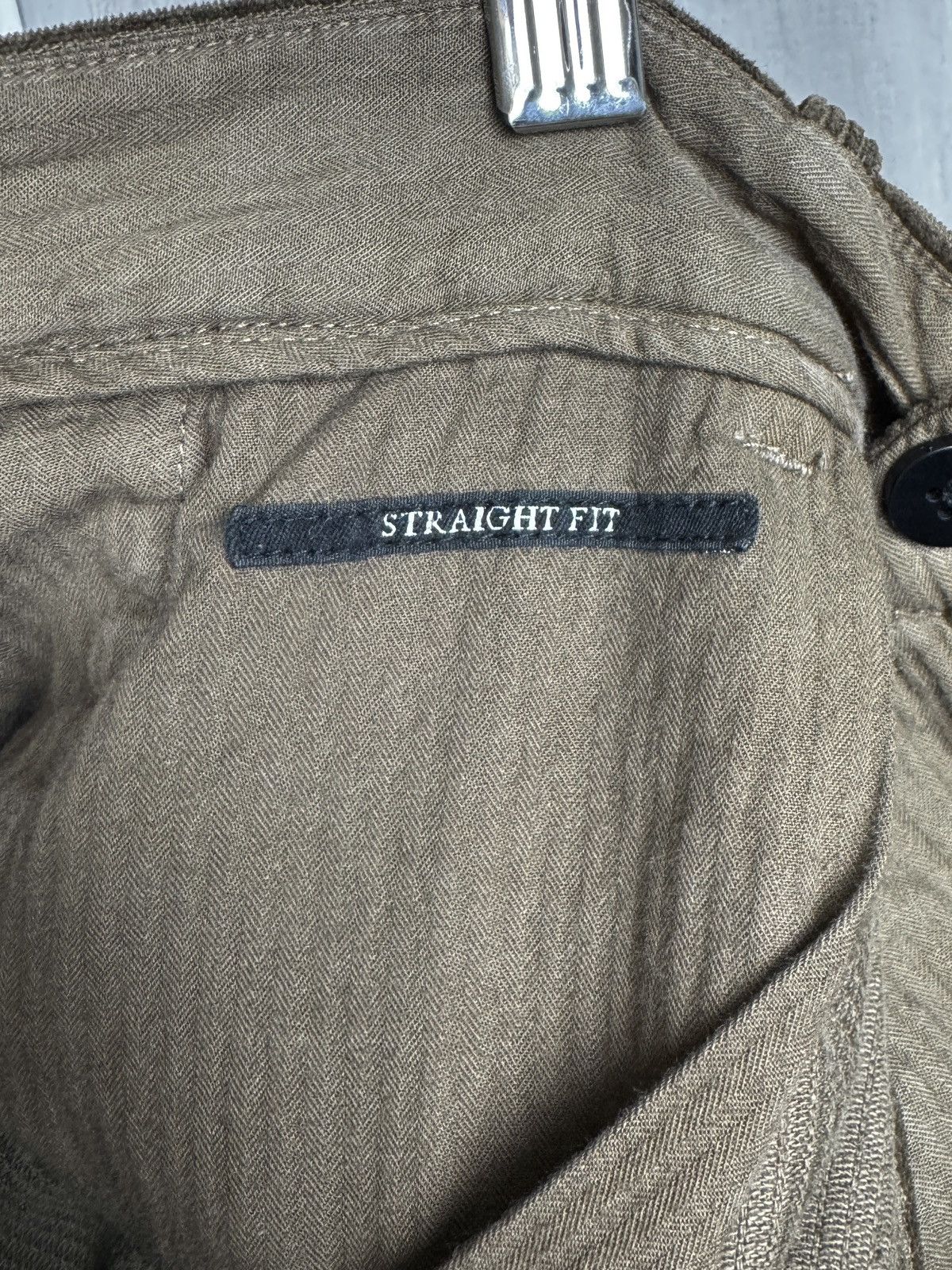 Allsaints Allsaints Brook Corduroy Straight Khaki Trousers Size US 36 / EU 52 - 9 Thumbnail