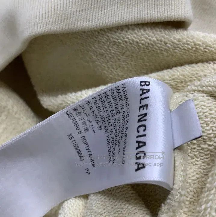 Balenciaga Balenciaga Logo Print White Hoodie Unisex. Size US XS / EU 42 / 0 - 1 Thumbnail