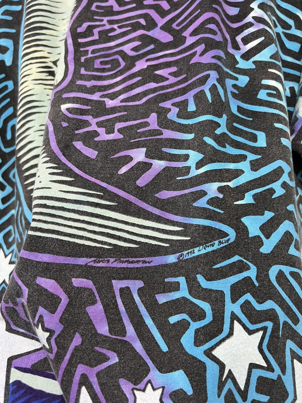 Liquid Blue × Vintage Vintage 90s Liquid Blue Sun N Moon Fullprint Tshirt Size US L / EU 52-54 / 3 - 15 Thumbnail