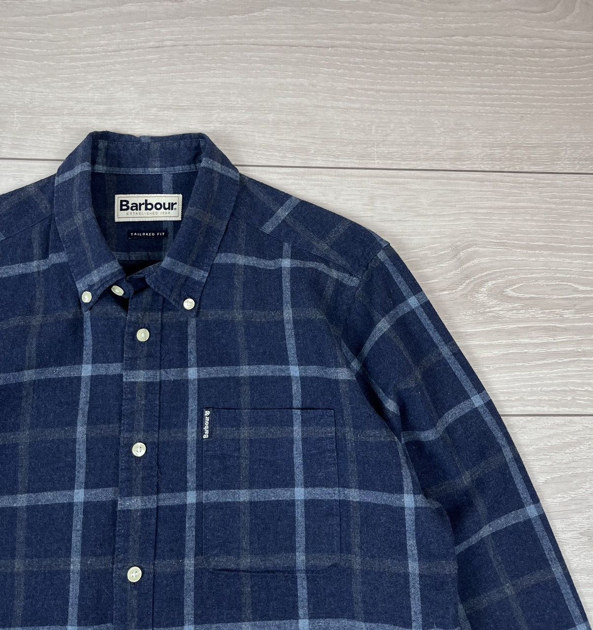 Barbour Barbour Tattersall 13 Tailored Flannel Checkered Shirt Size US M / EU 48-50 / 2 - 6 Thumbnail
