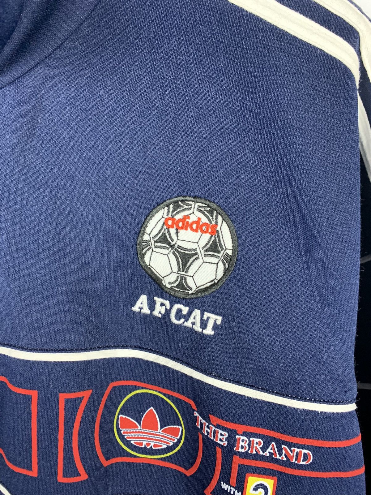 Adidas Adidas Afcat Vintage Retro Track Jacket 3-Stripes Size M Size US M / EU 48-50 / 2 - 5 Thumbnail