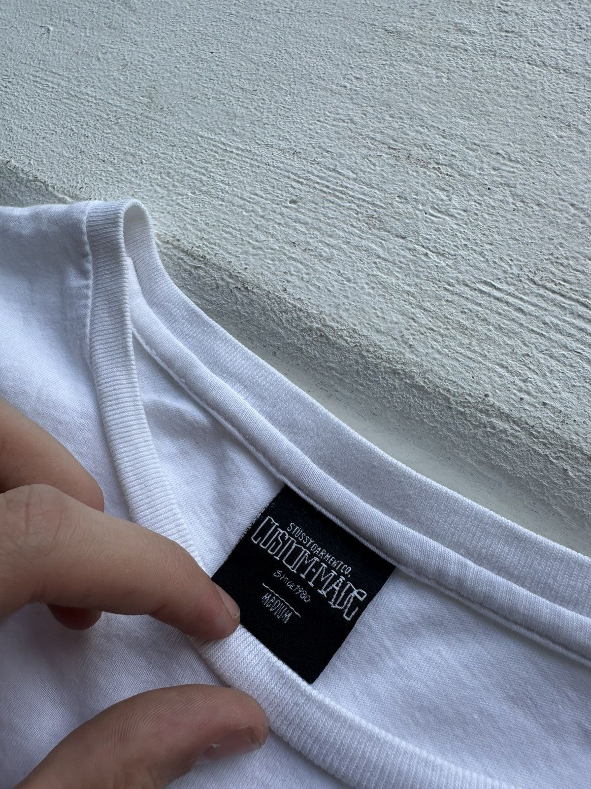 Stussy 🚨STUSSY CUSTOM MADE WHITE WITH LOGO WW Y2K SK8 BOXY Size US M / EU 48-50 / 2 - 4 Thumbnail