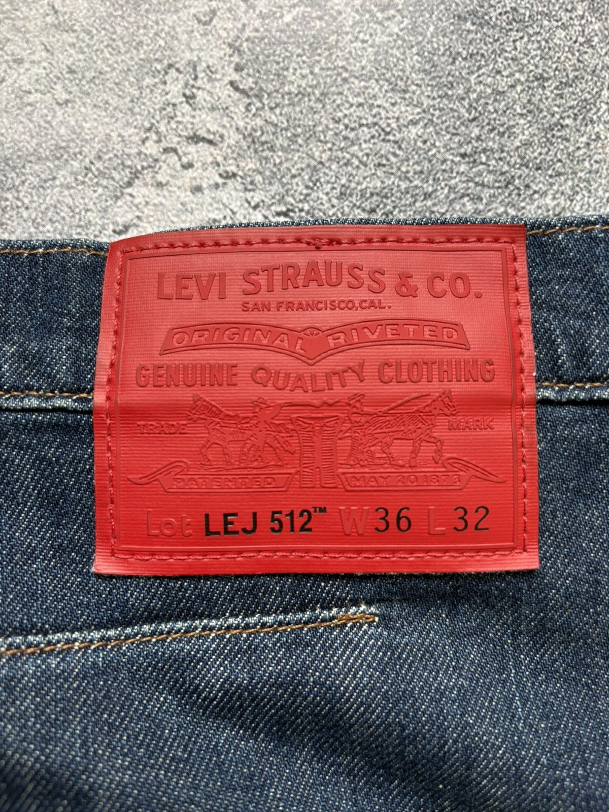 Levi's Levis Engineered LEJ 512 Twisted Leg Premium Denim Jeans Size US 36 / EU 52 - 8 Thumbnail