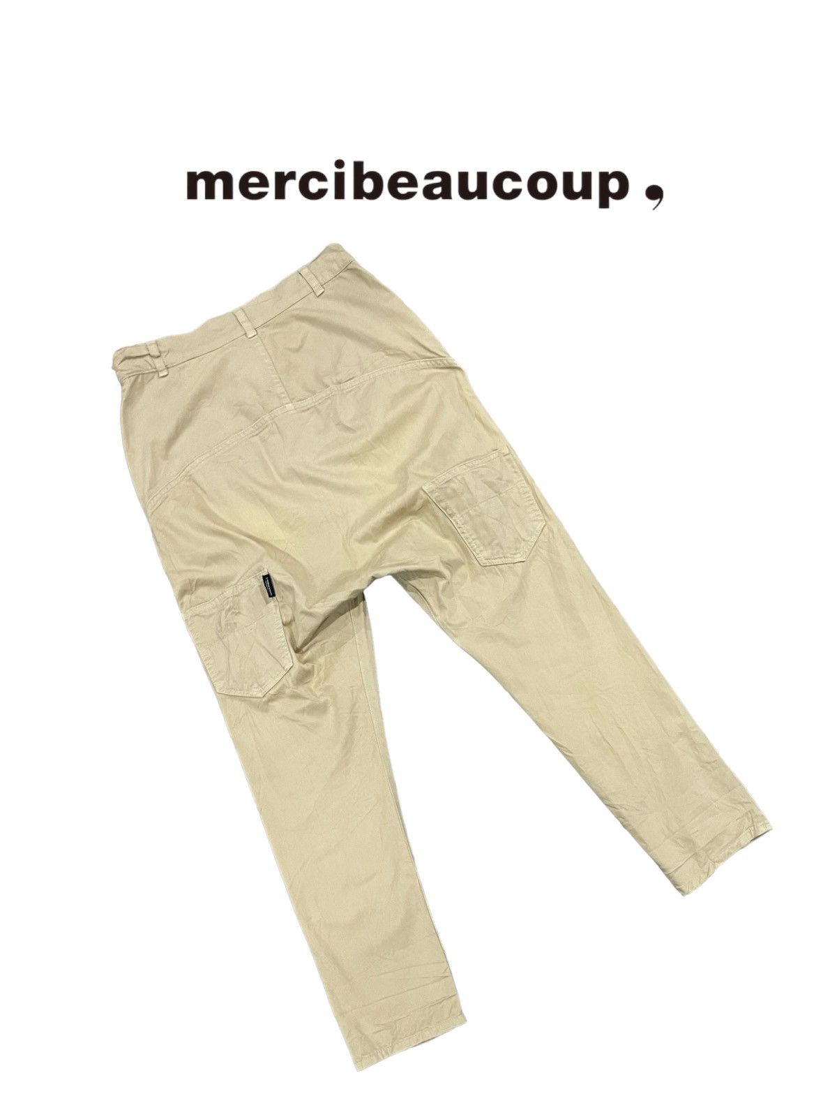 Issey Miyake Jevous Enprie Mercibeaucoup Drop Crotch Pants Size US 30 / EU 46 - 11 Thumbnail