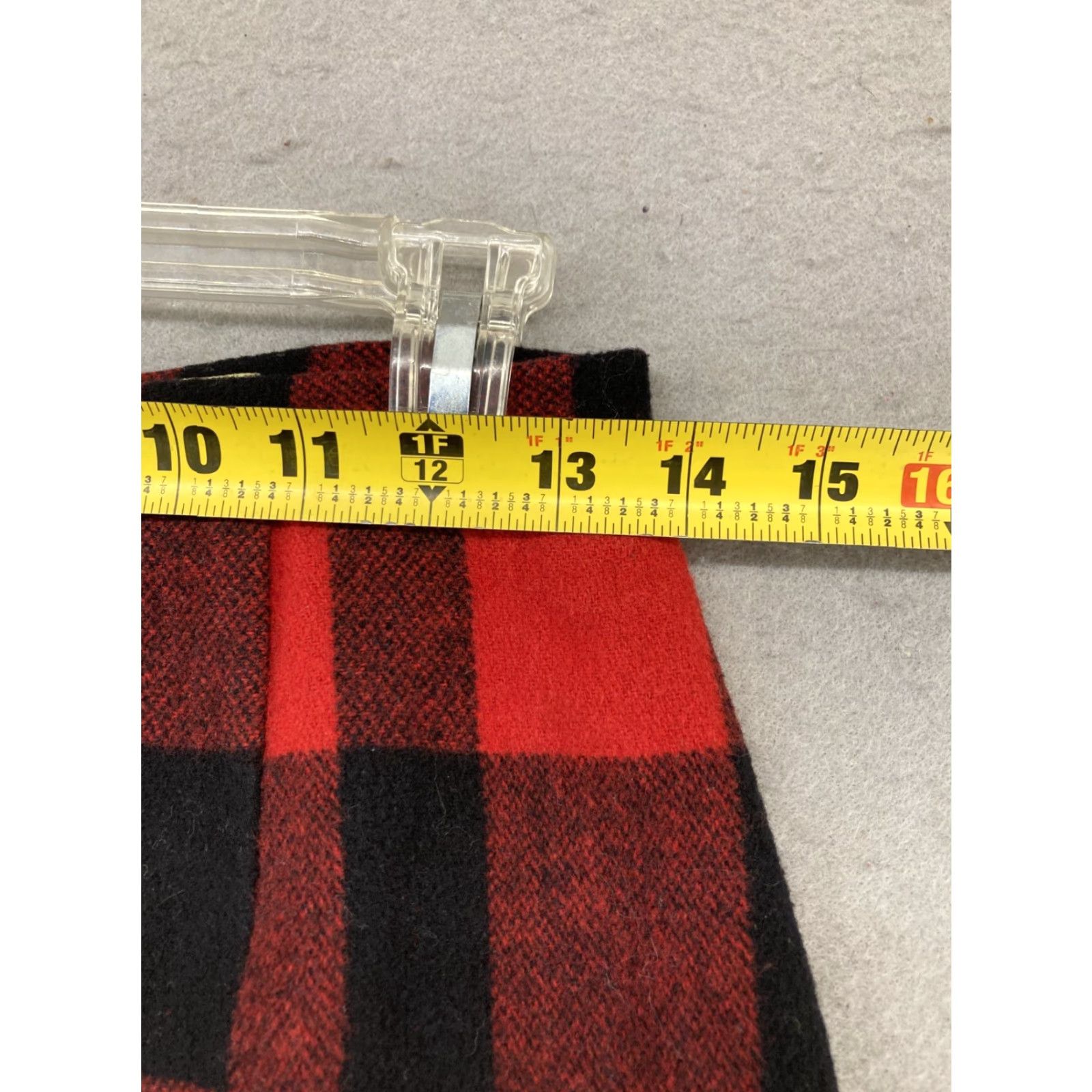 Vintage Limited America Women's Wool Plaid Mini Skirt 8 Red & Black Retro 90s Preppy Denim Style Short Length Size 30" / US 8 / IT 44 - 4 Thumbnail