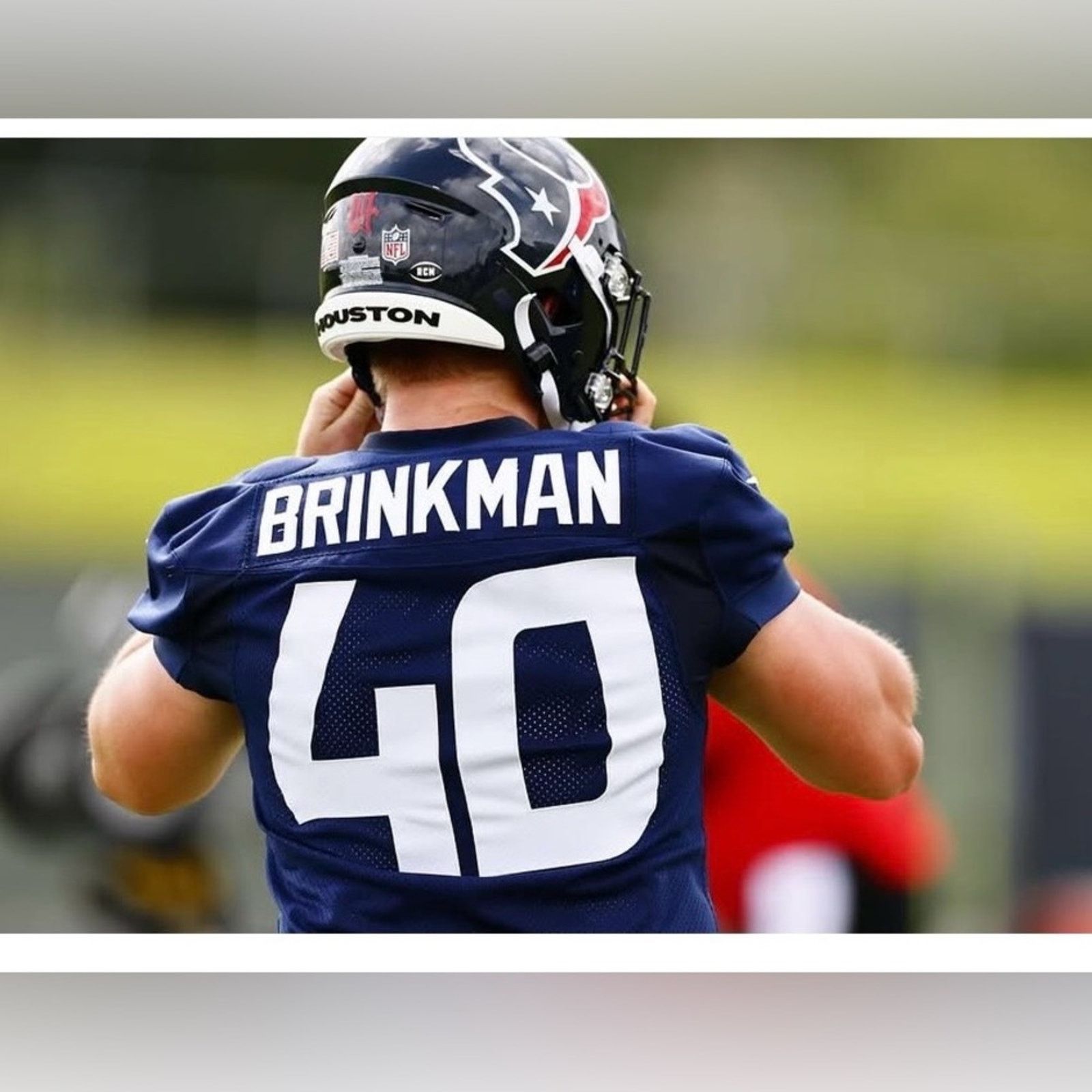 Nike Austin Brinkman Practice-Worn Jersey Houston Texan Authentic Size US XL / EU 56 / 4 - 7 Thumbnail