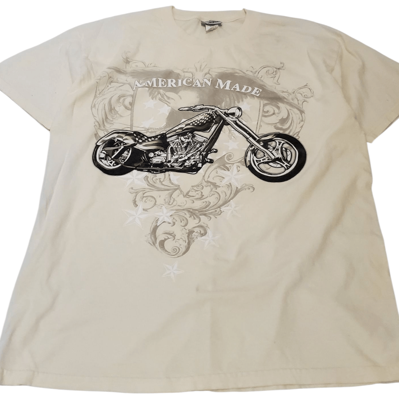 Vintage Y2K American Made Chopper Motorcycle T-Shirt Size US L / EU 52-54 / 3 - 2 Thumbnail