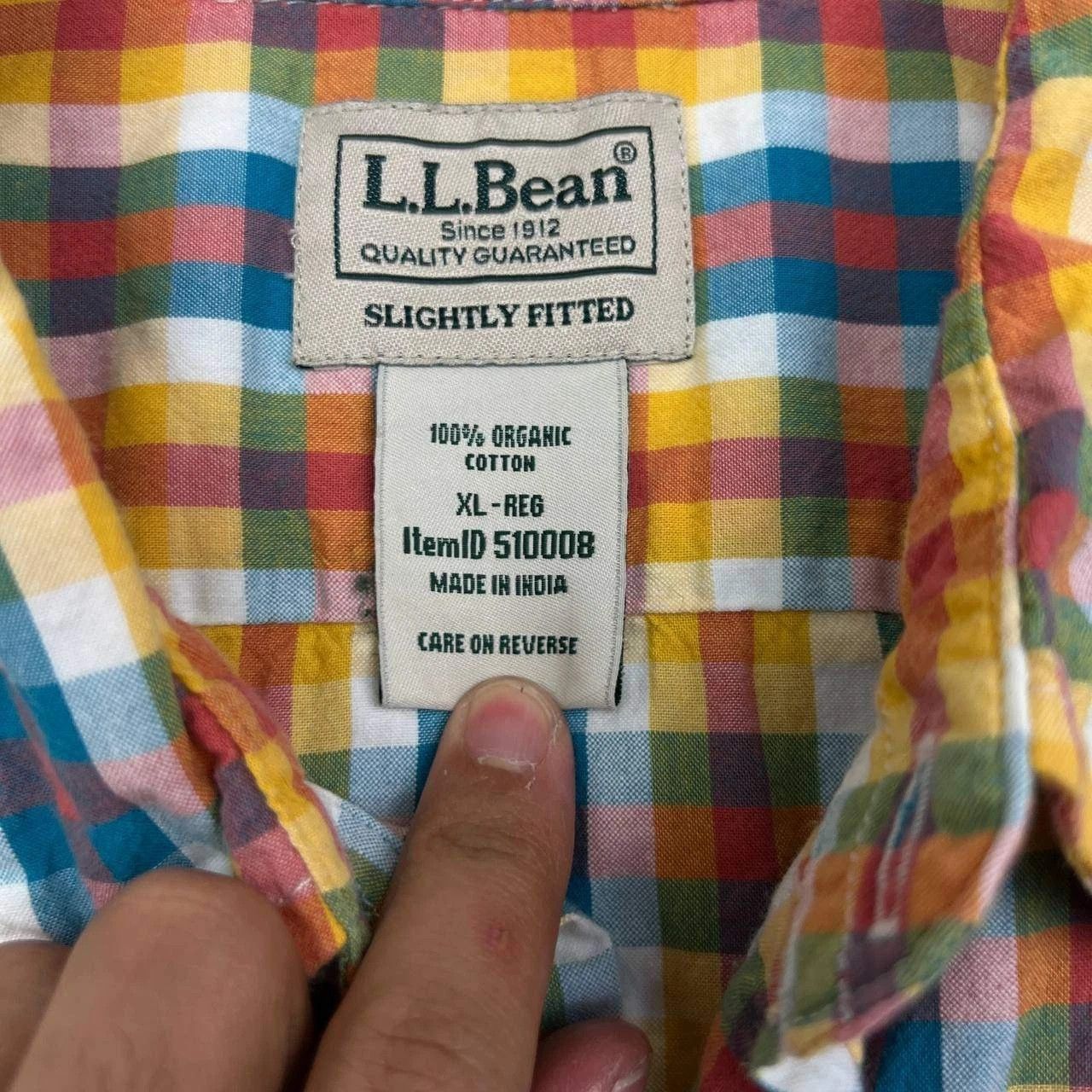 L.L. Bean L.L. Bean Button Up Shirt Men Flannel Plaid Cotton XL Size US XL / EU 56 / 4 - 3 Thumbnail