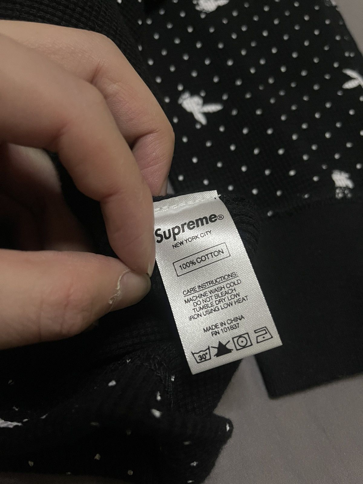 Playboy × Supreme Supreme playboy waffle thermal crewneck crew Size US L / EU 52-54 / 3 - 5 Thumbnail