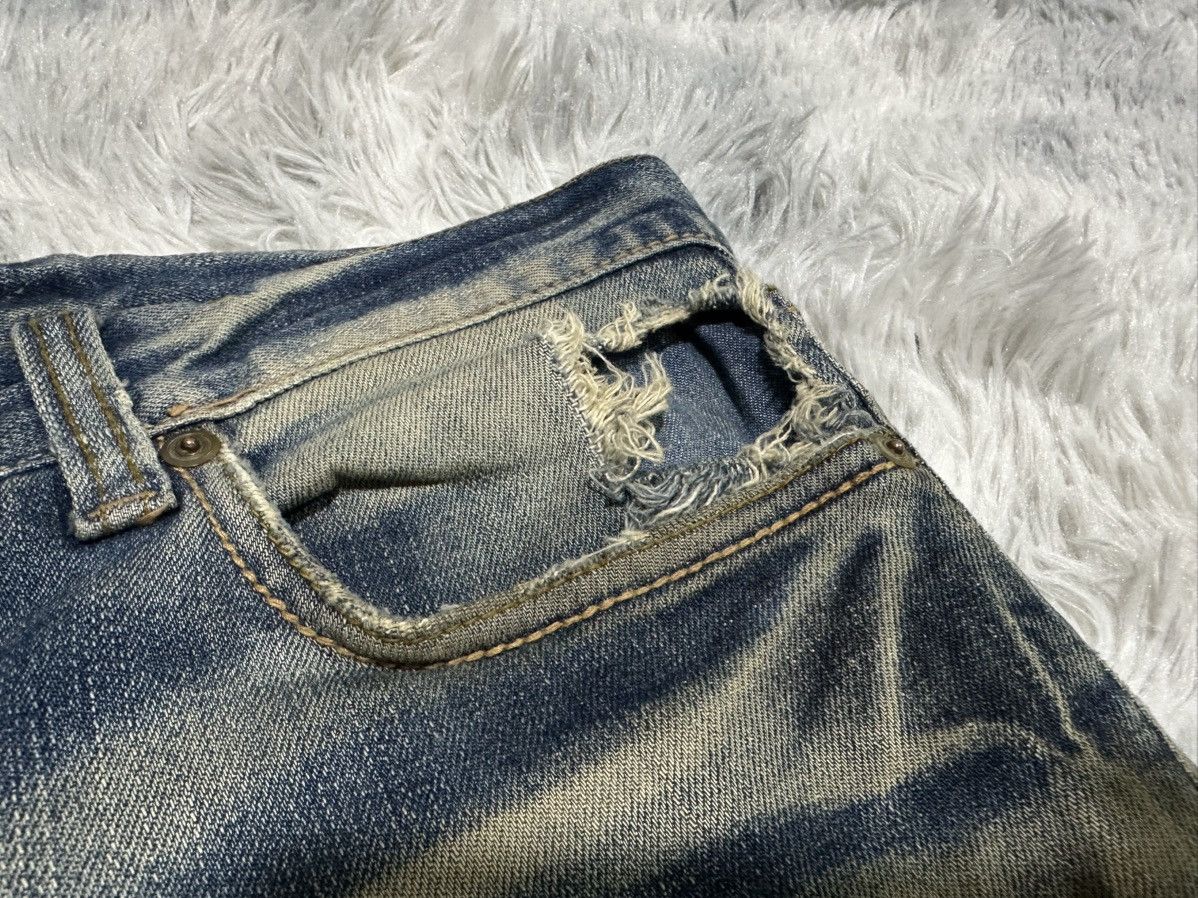 GOA 🔥Y2K Archived Goa Mud Wash Zipper Flared Denim Distressed Size US 34 / EU 50 - 11 Thumbnail