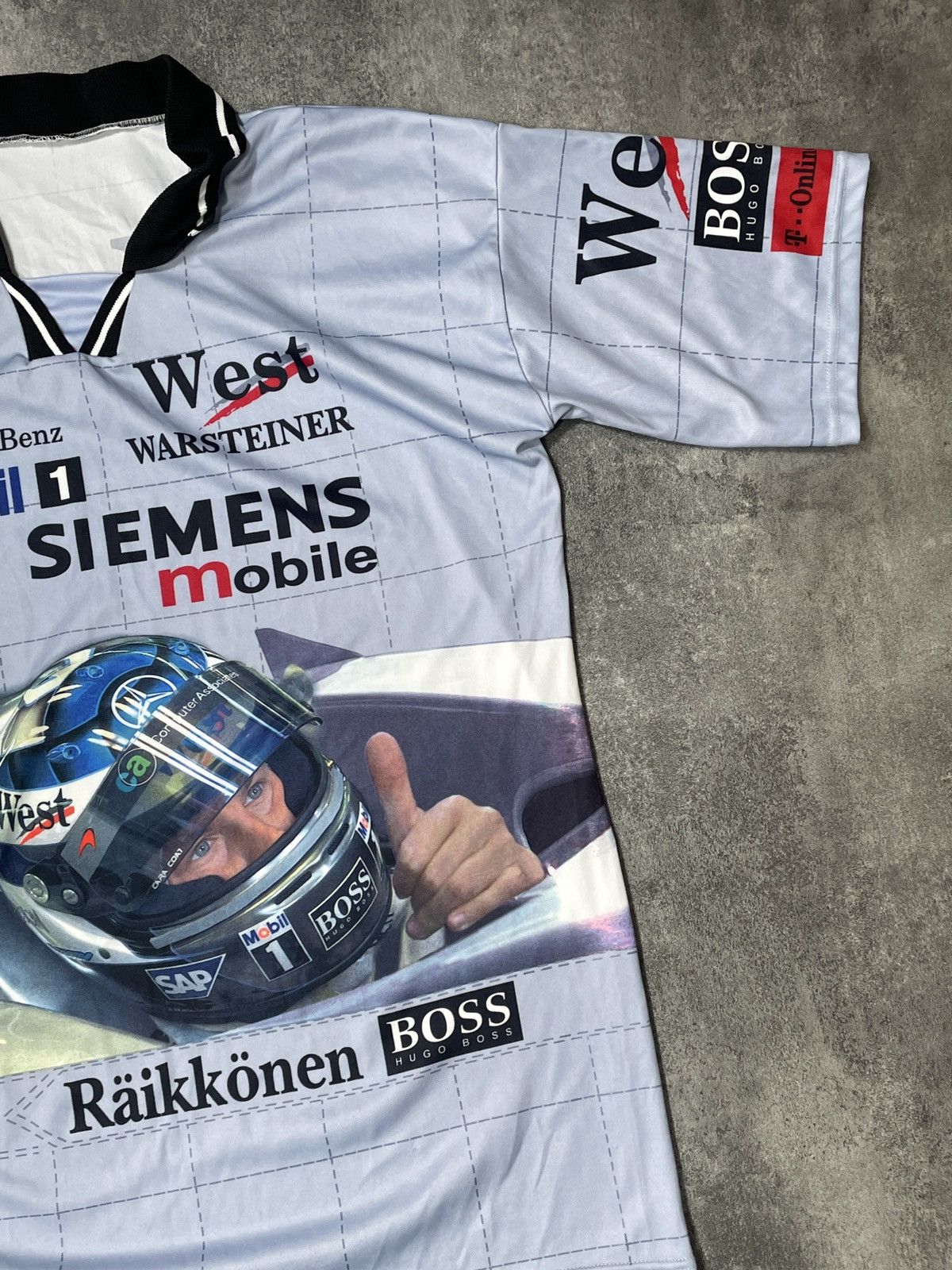 Mercedes-Benz 🔥RARE🔥Mercedes Benz Vintage Y2K Tee Formula Hype Streetwear Size US XL / EU 56 / 4 - 4 Thumbnail