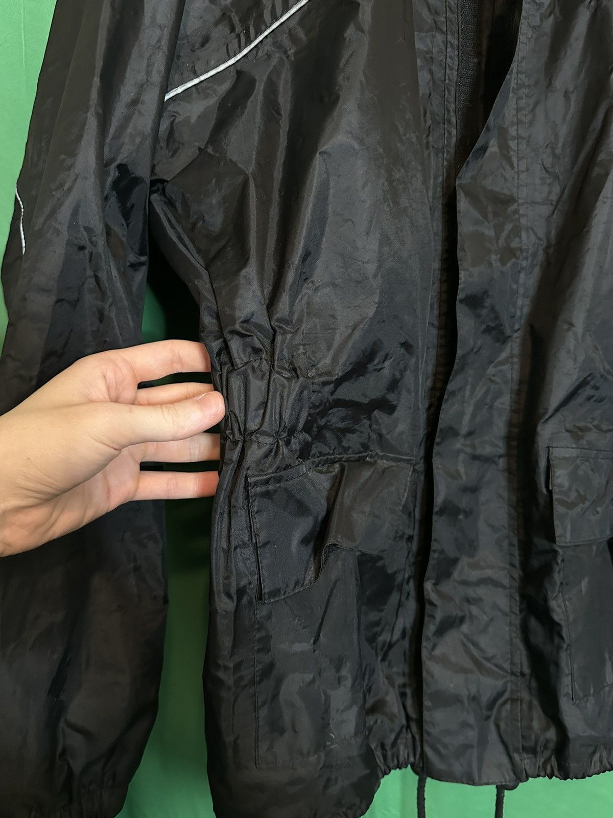 Joe Rocket RS-2 zip-up waterproof reflective motorcycle rain jacket Size US M / EU 48-50 / 2 - 11 Thumbnail
