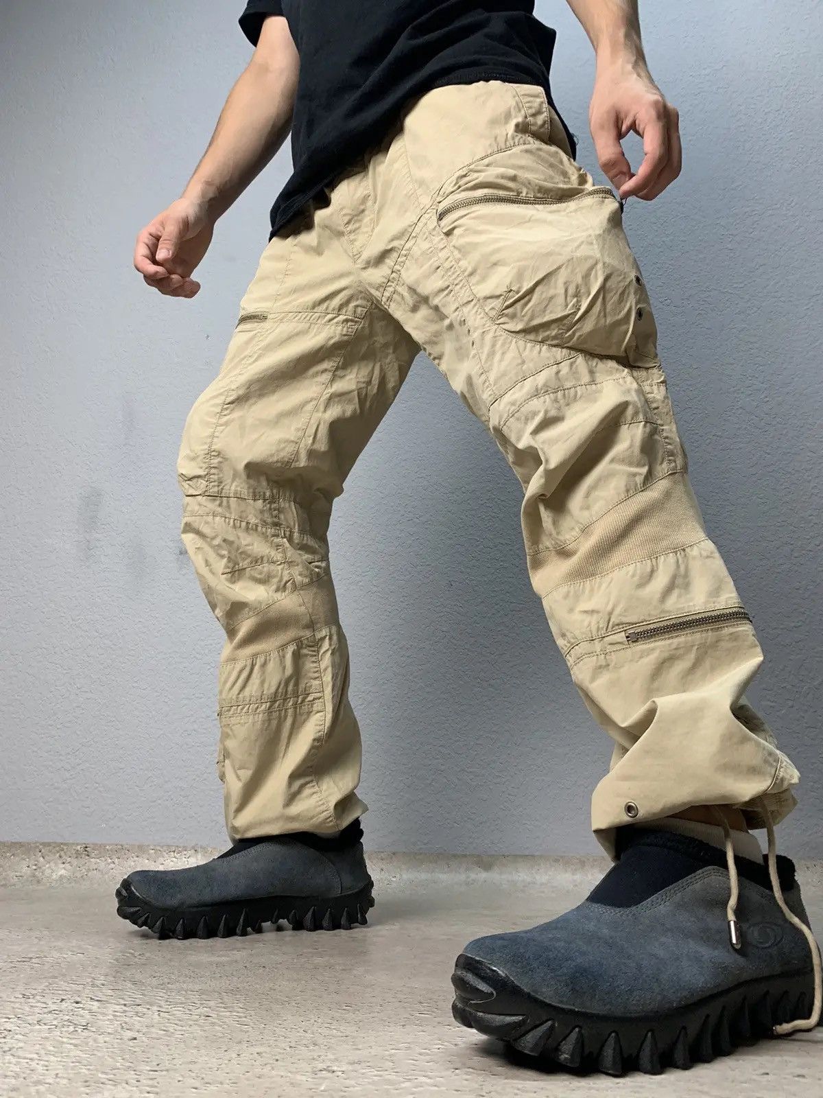 Japanese Brand Vintage Polo Ralph Lauren Cargo Pants Multi Pocket faded Y2K Size US 32 / EU 48 - 6 Thumbnail