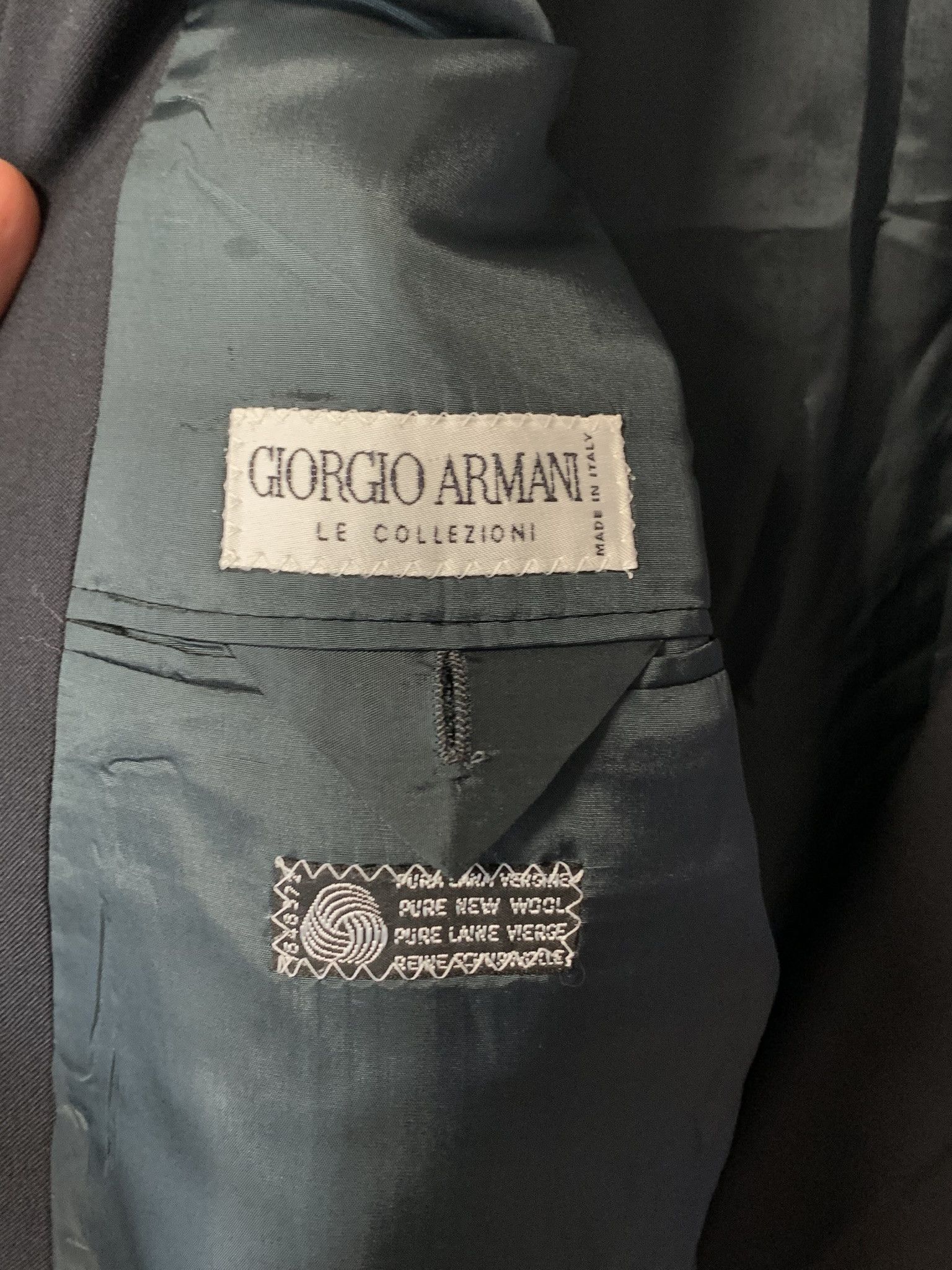 Giorgio Armani 80's Giorgio Armani Doubled-Breasted Blazer Jacket Size 48R - 8 Thumbnail