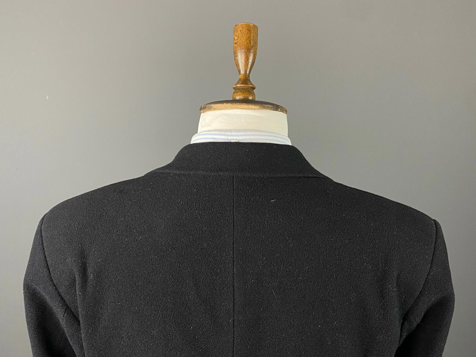 Boneville Men Boneville Black Wool Blazer Coat Jacket Size 50 Size US M / EU 48-50 / 2 - 7 Thumbnail