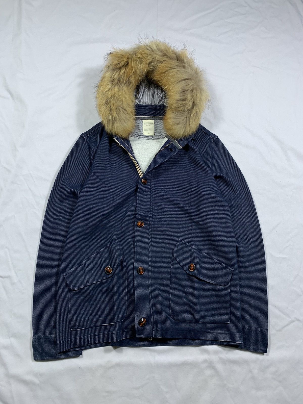 Japanese Beck number Zip Fur Hoodie