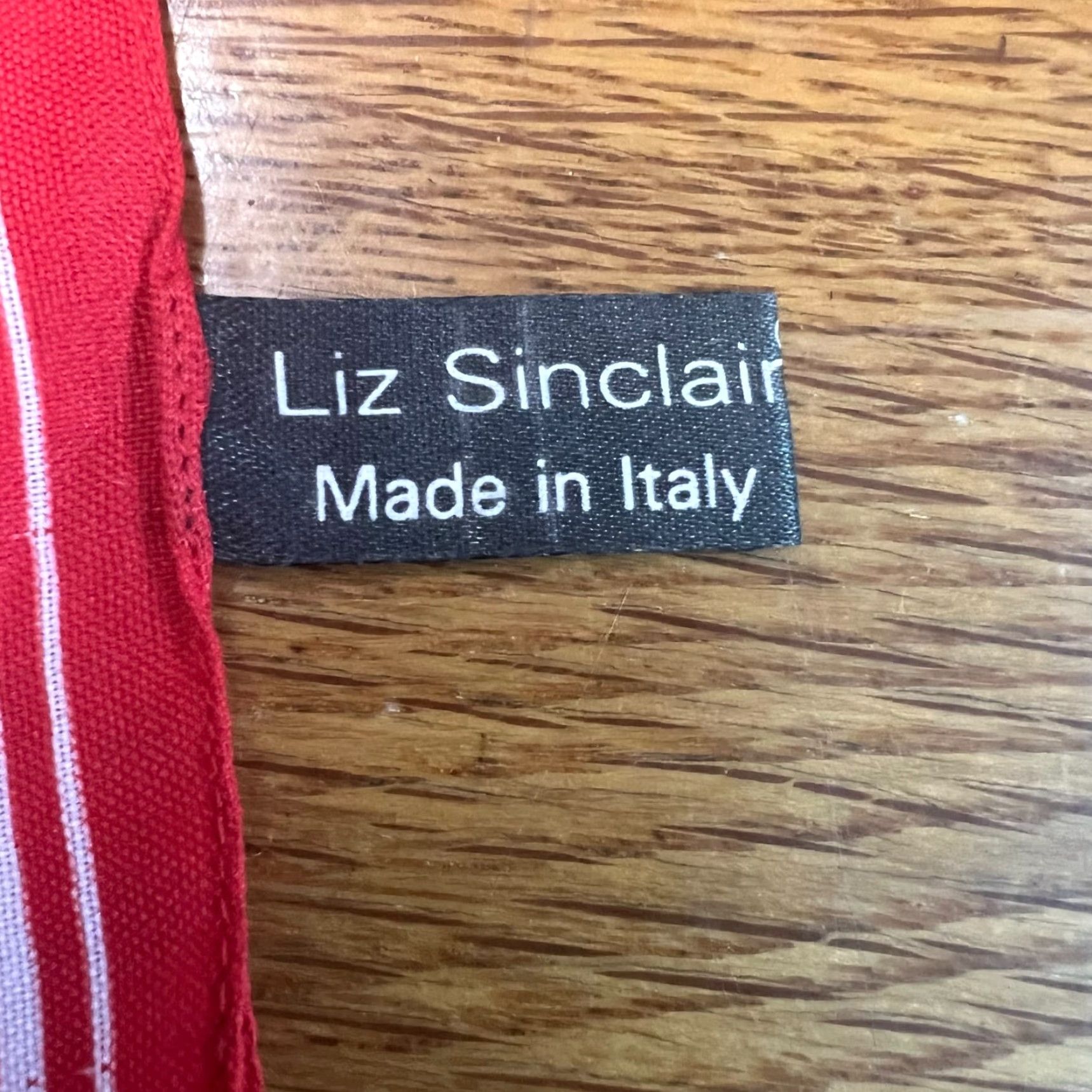 Vintage VINTAGE Liz Sinclair Scarf 30X30 Red White Polka Dots 80s Square Scarf Women Italy Polyester Chiffon Lace Pattern Vintage Yes Size ONE SIZE - 6 Thumbnail