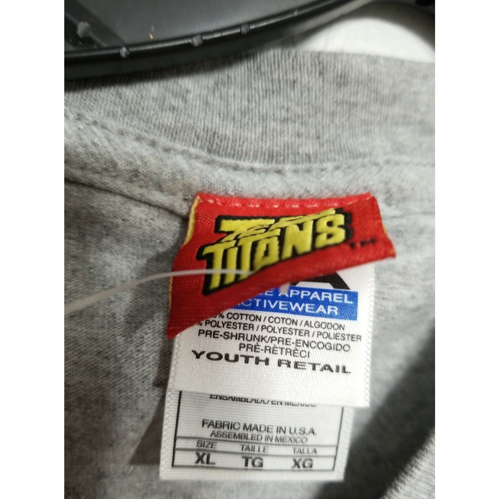 Vintage VINTAGE Teen Titans Go Superheroes T-shirt Kid's XL Gray Short Sleeve Round Neck Men Size XL Shirt Mens 90s Distressed Hole Stain Size US XL / EU 56 / 4 - 3 Thumbnail